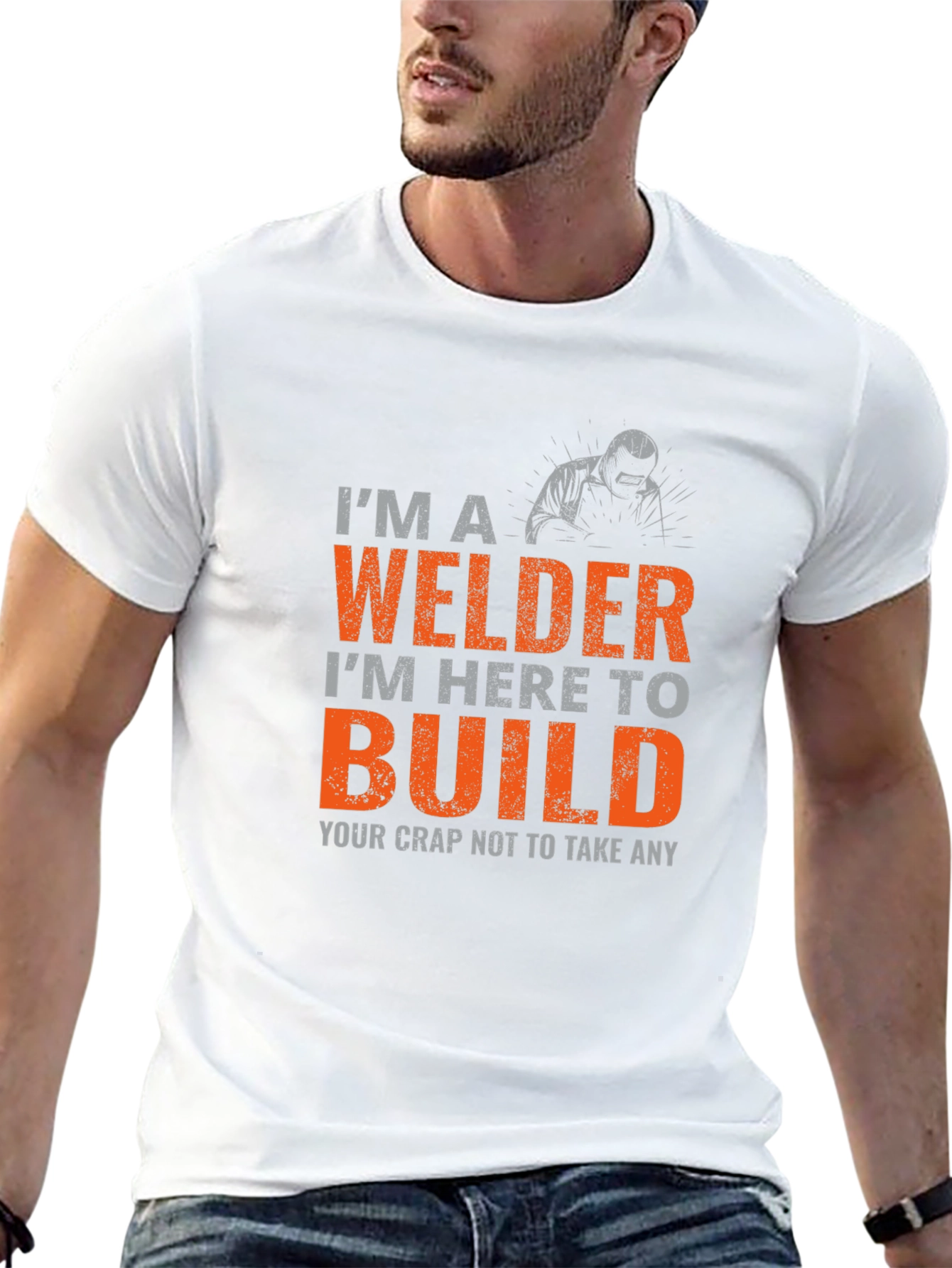 Welder Build Graphic Tee - Black