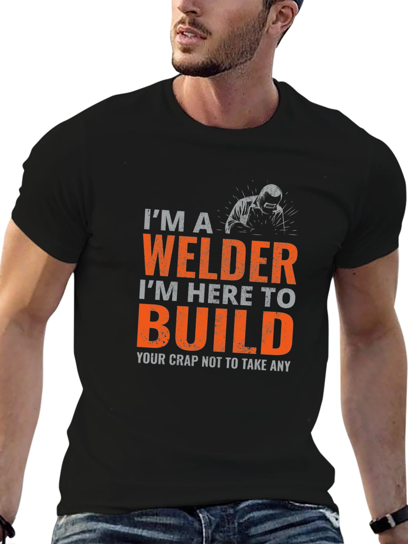 Welder Build Graphic Tee - Black