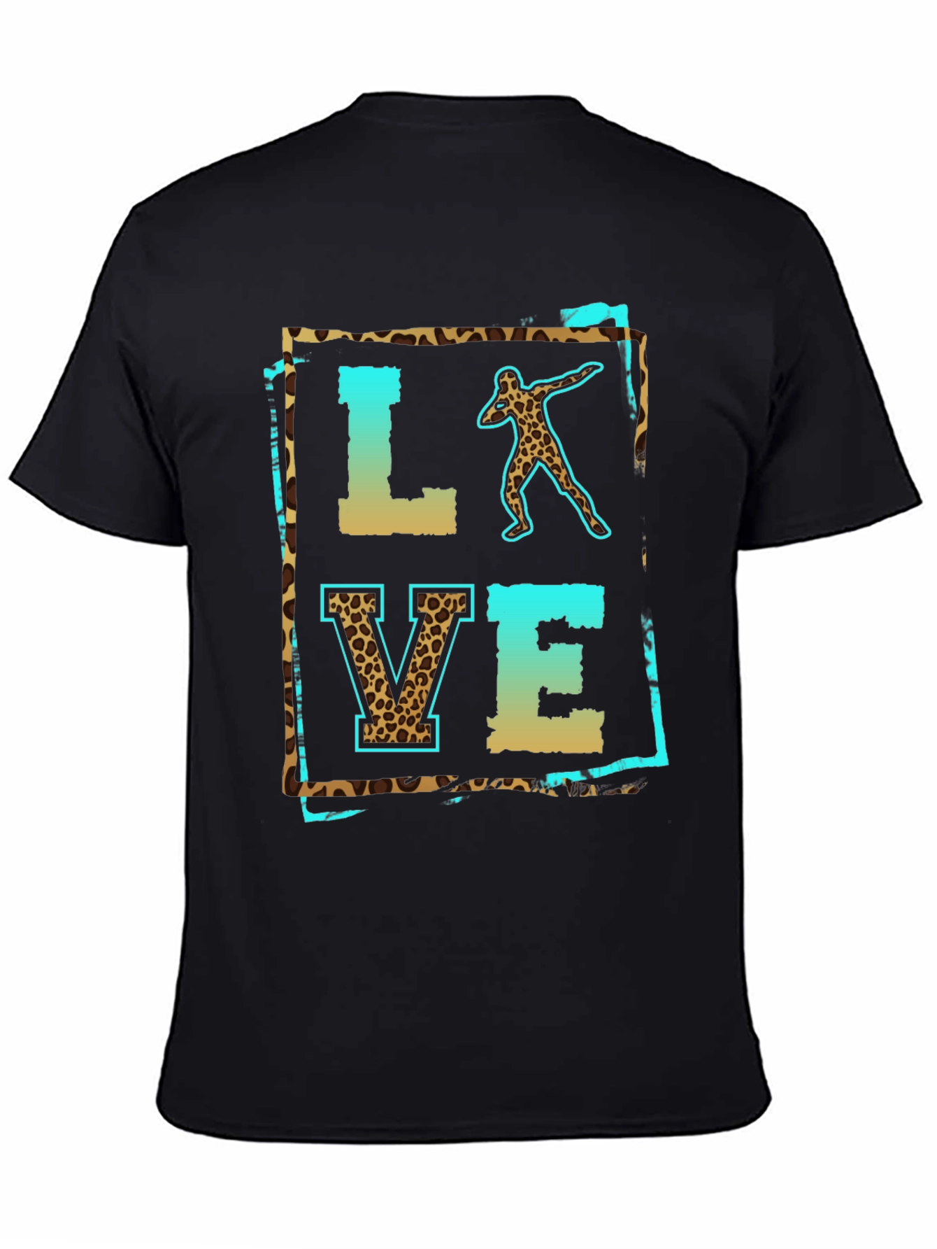 Love Shot Put Leopard Print T-Shirt