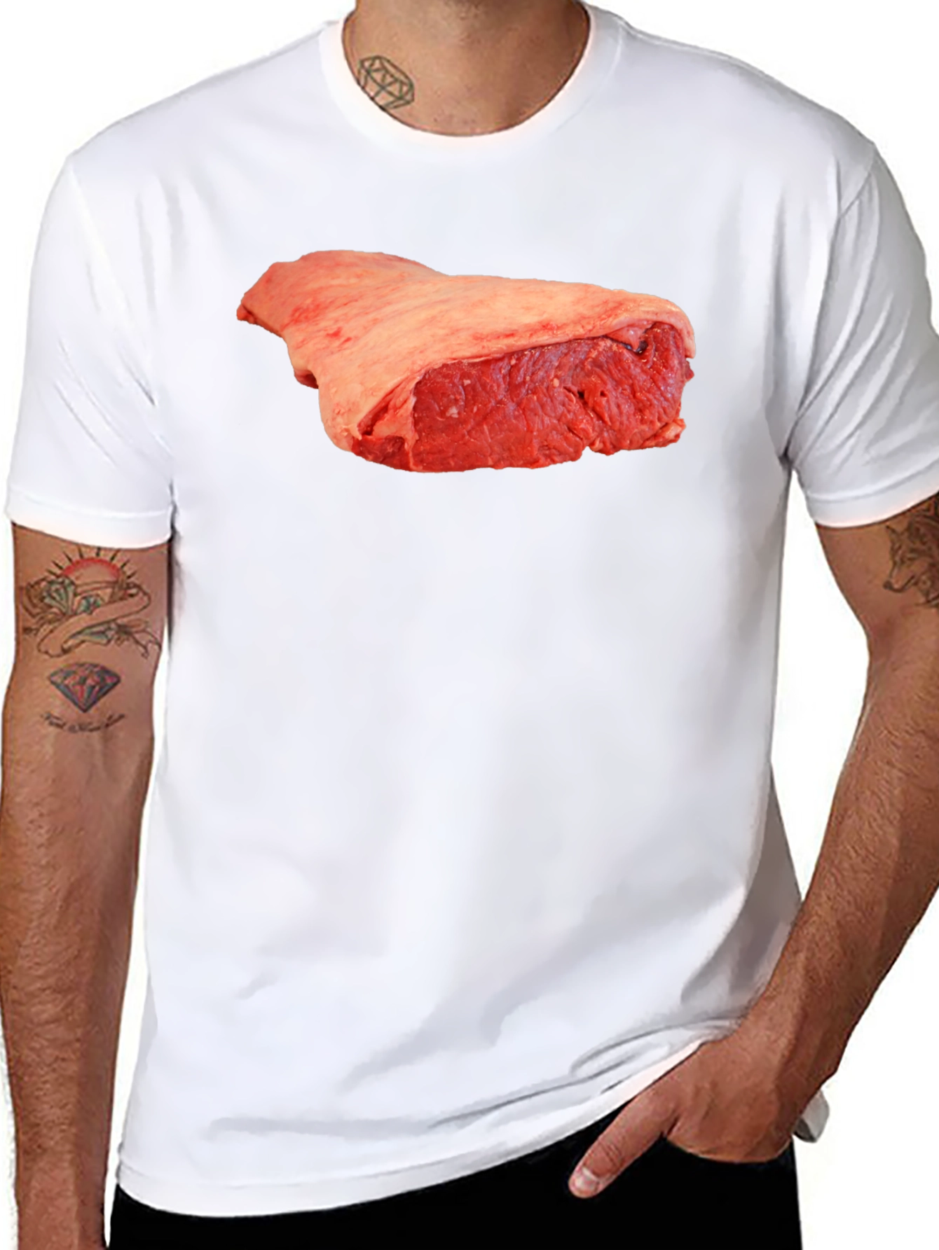 Meat T-Shirt: Bold Statement Tee for BBQ Lovers