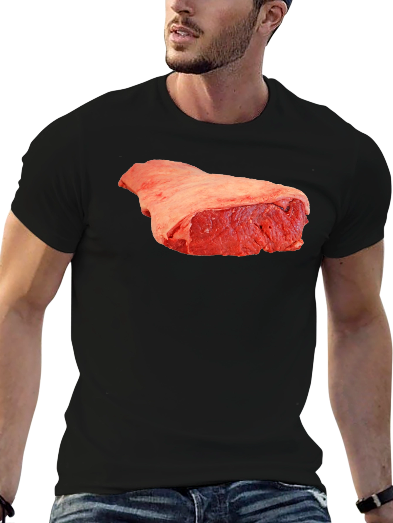 Meat T-Shirt: Bold Statement Tee for BBQ Lovers