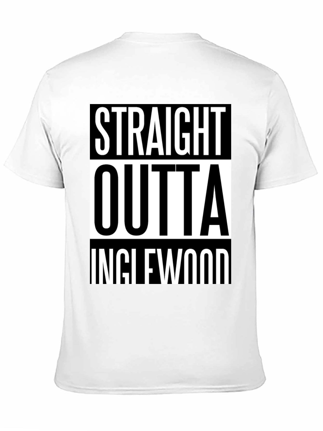 Straight Outta Inglewood Black T-Shirt