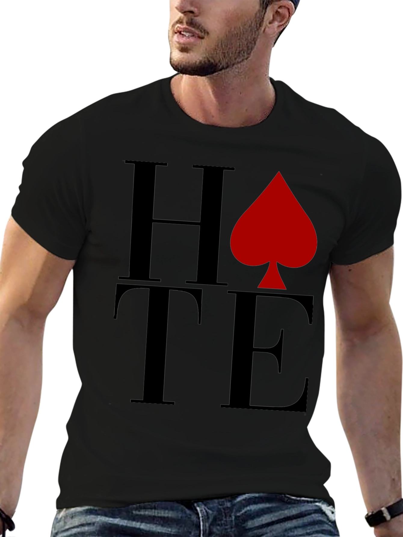 HATE Spade Graphic T-Shirt