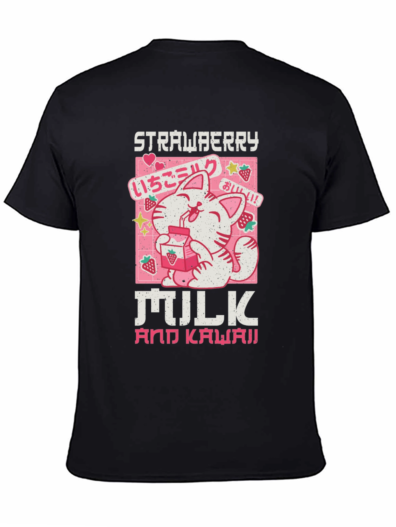 Strawberry Milk and Kawaii Graphic Tee