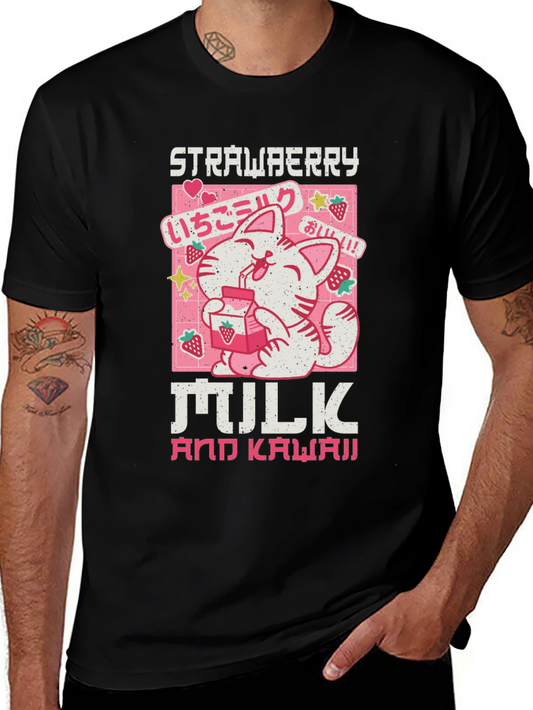 Strawberry Milk and Kawaii Graphic Tee
