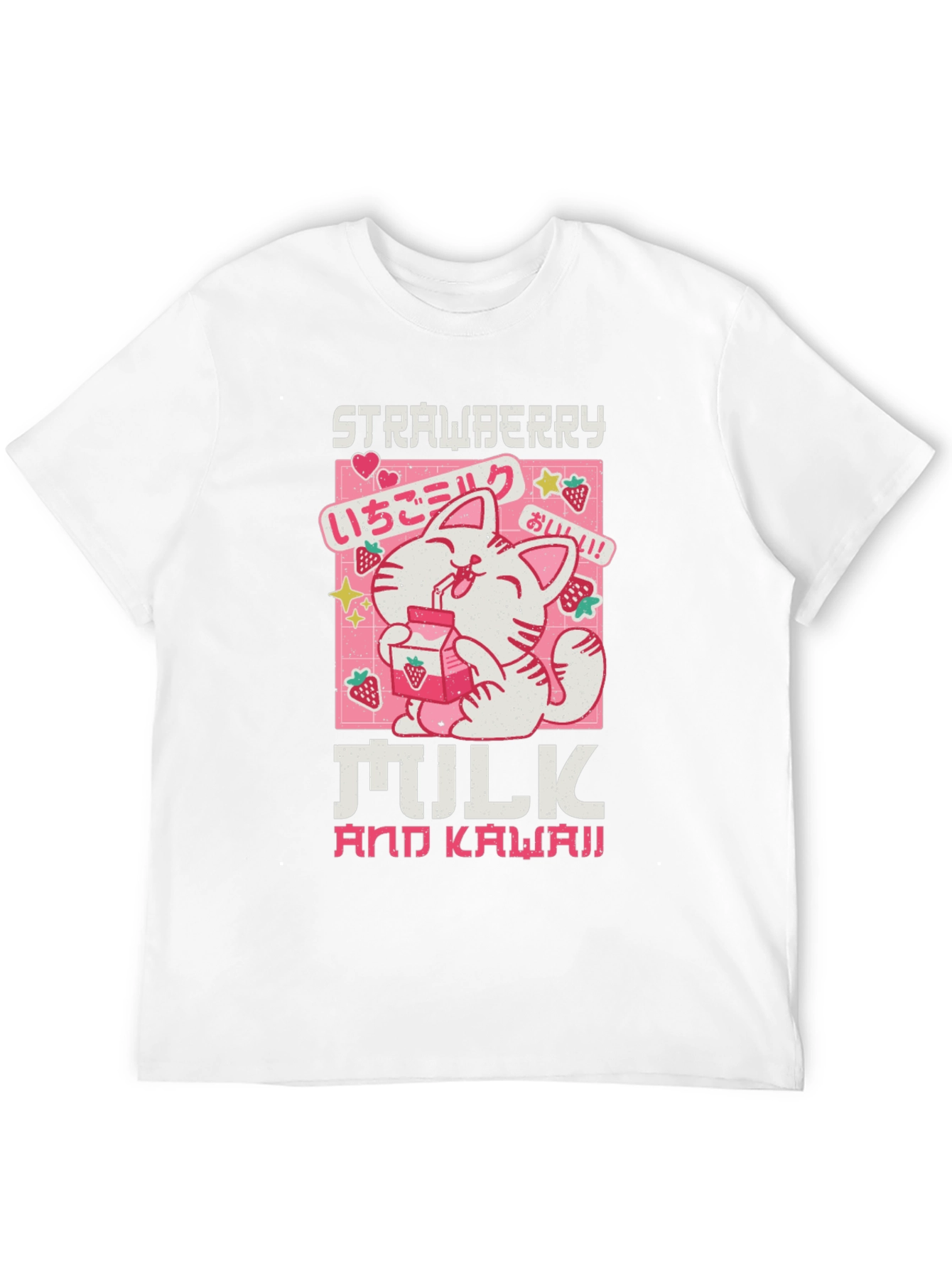 Strawberry Milk and Kawaii Graphic Tee
