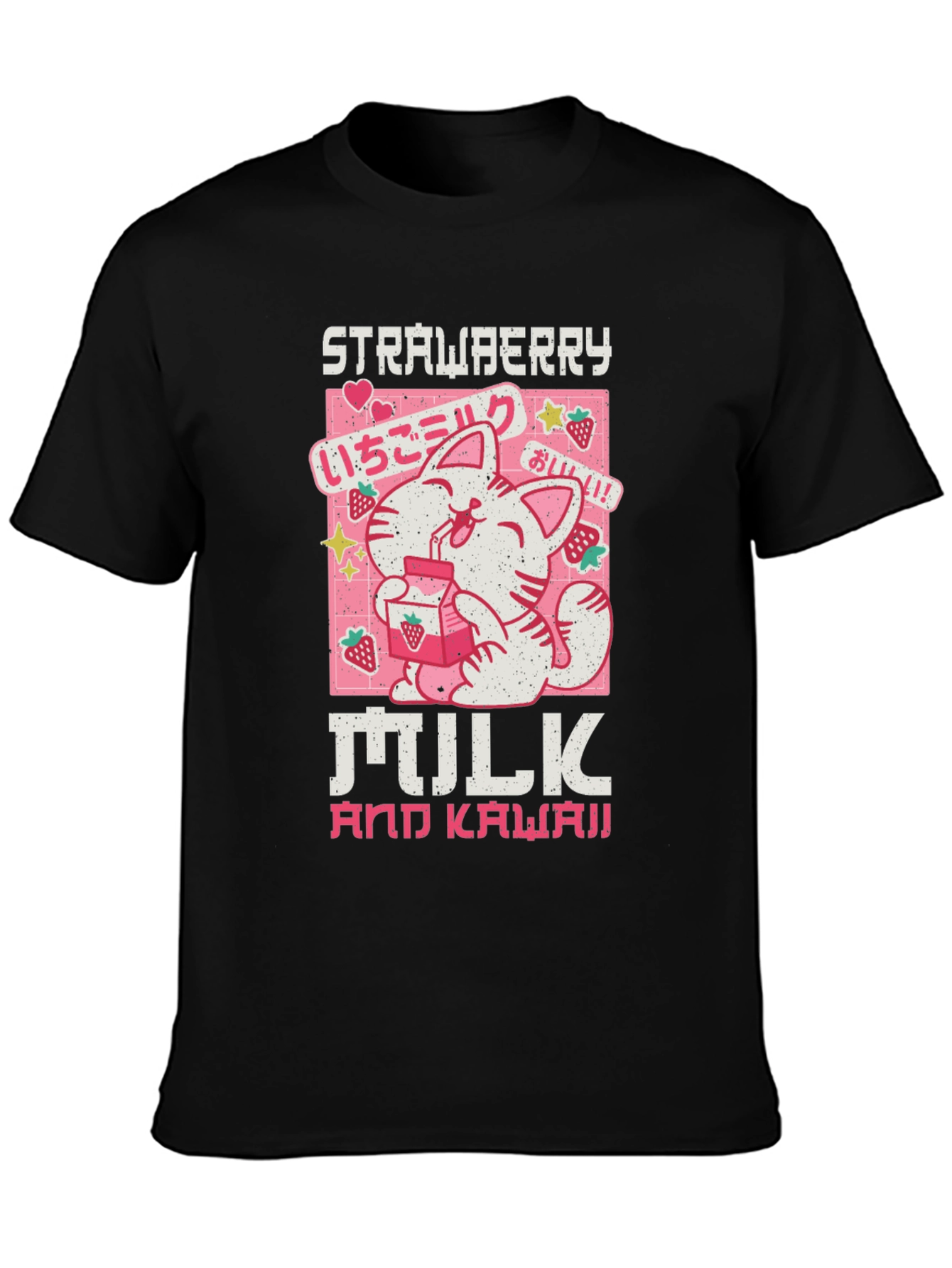 Strawberry Milk and Kawaii Graphic Tee