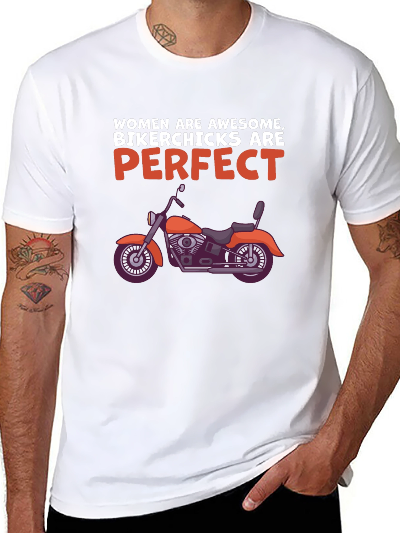 Women Biker Chicks T-Shirt - Awesome & Perfect Tee
