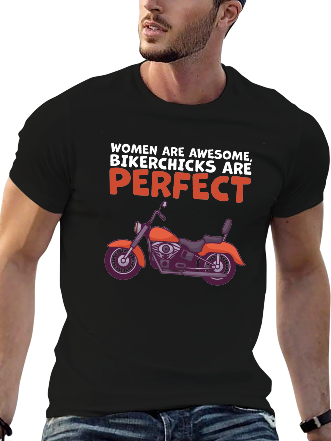 Women Biker Chicks T-Shirt - Awesome & Perfect Tee
