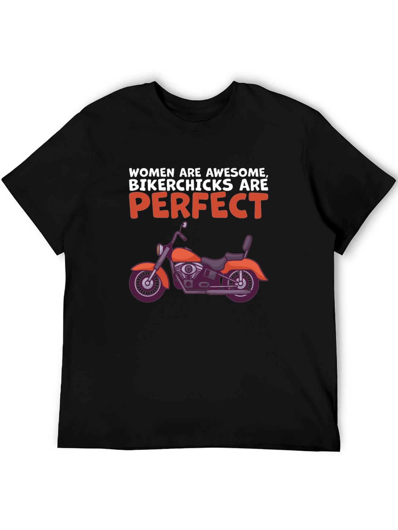 Women Biker Chicks T-Shirt - Awesome & Perfect Tee