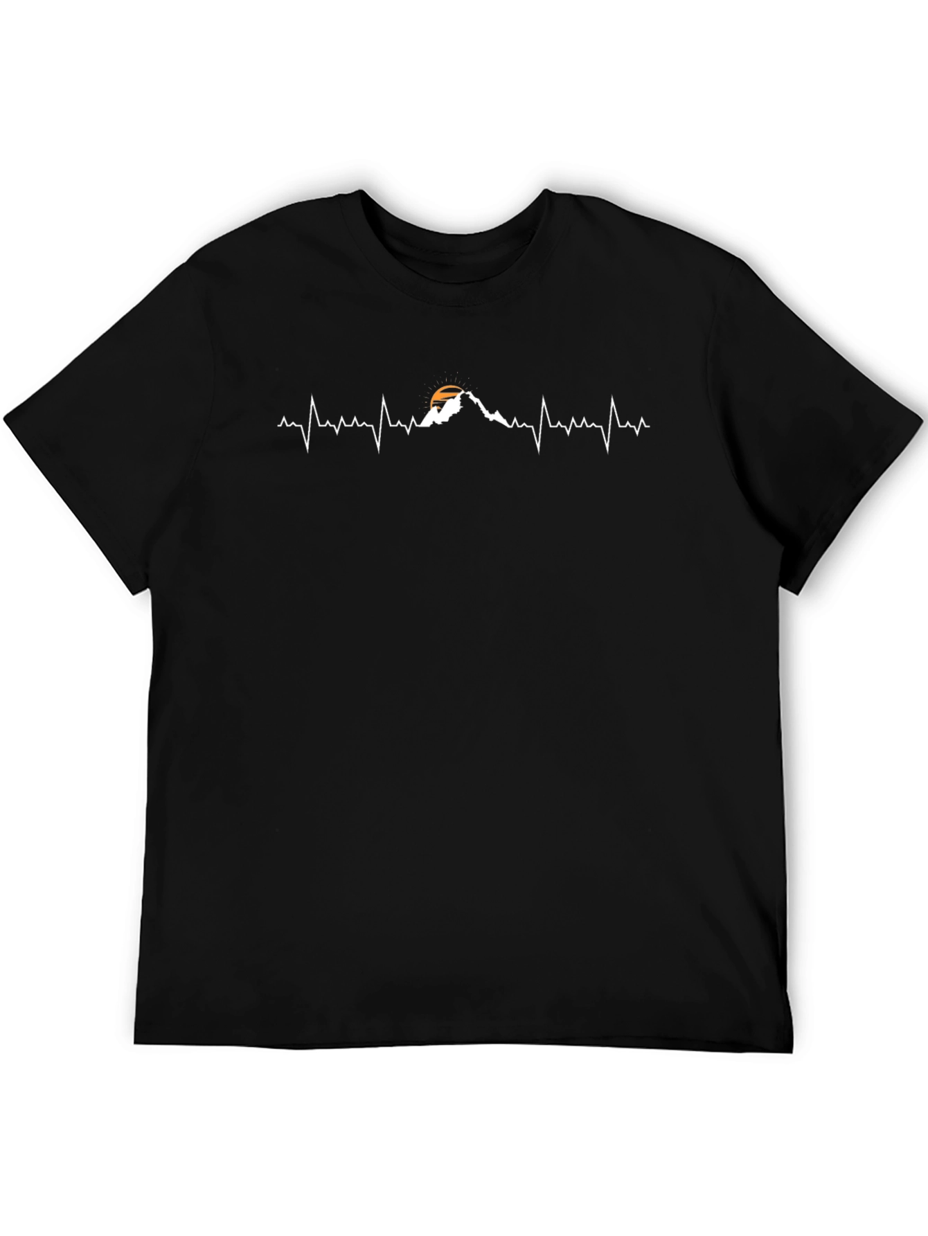 Mountain Heartbeat Graphic Tee - Adventure Awaits