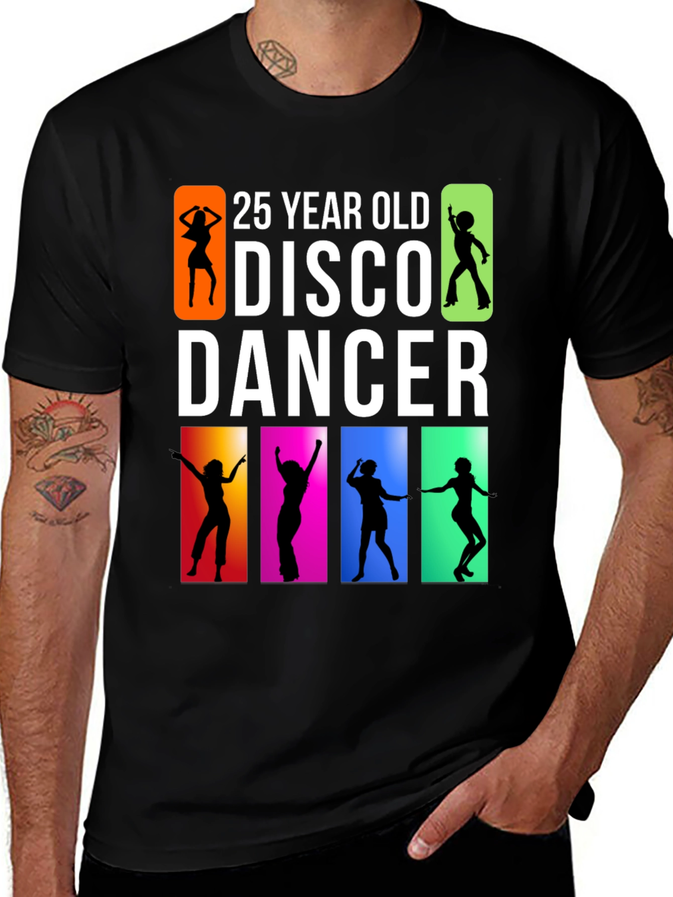 25 Year Old Disco Dancer Graphic T-Shirt