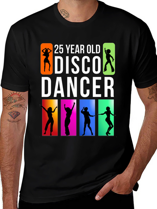 25 Year Old Disco Dancer Graphic T-Shirt