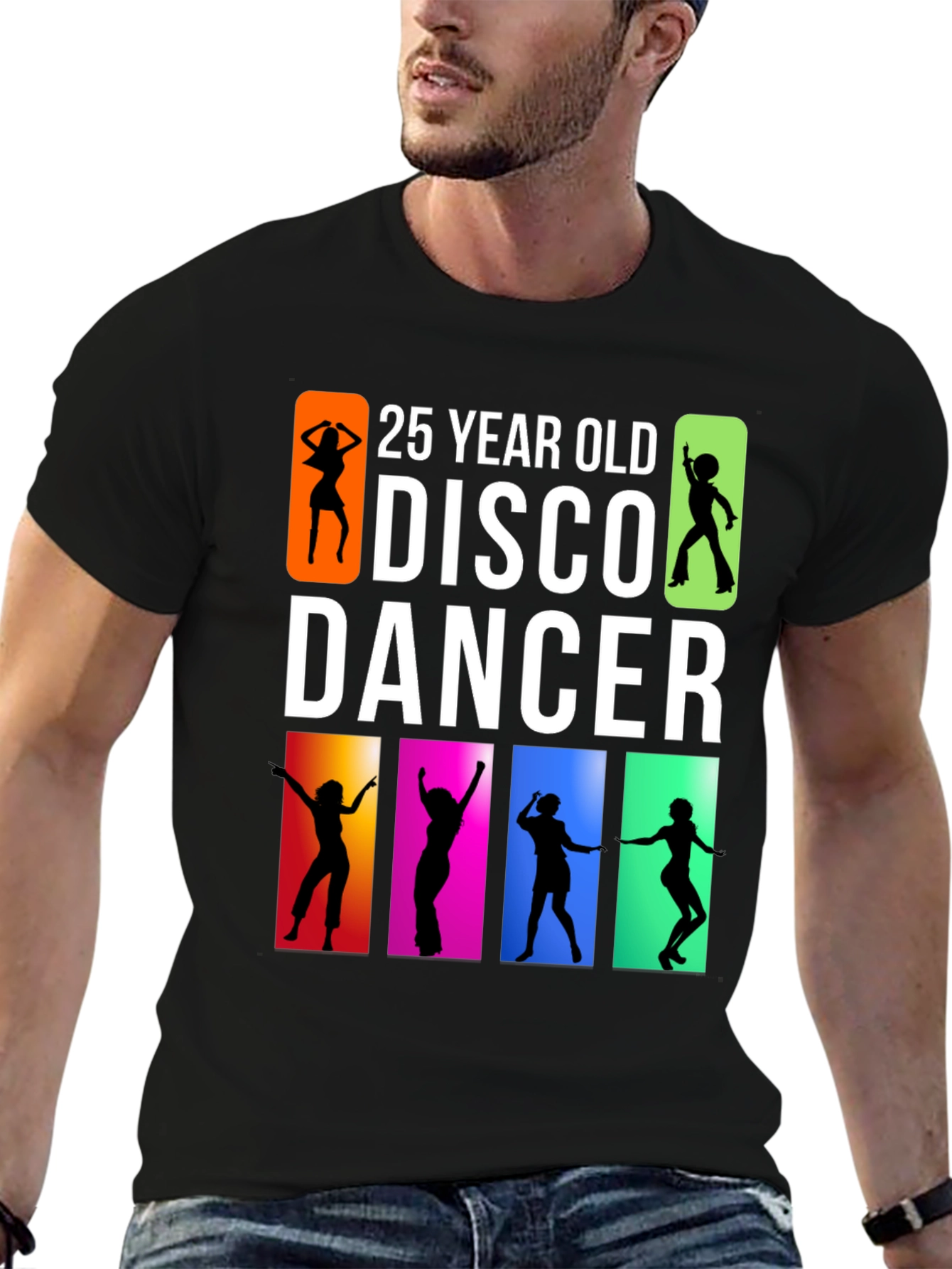 25 Year Old Disco Dancer Graphic T-Shirt