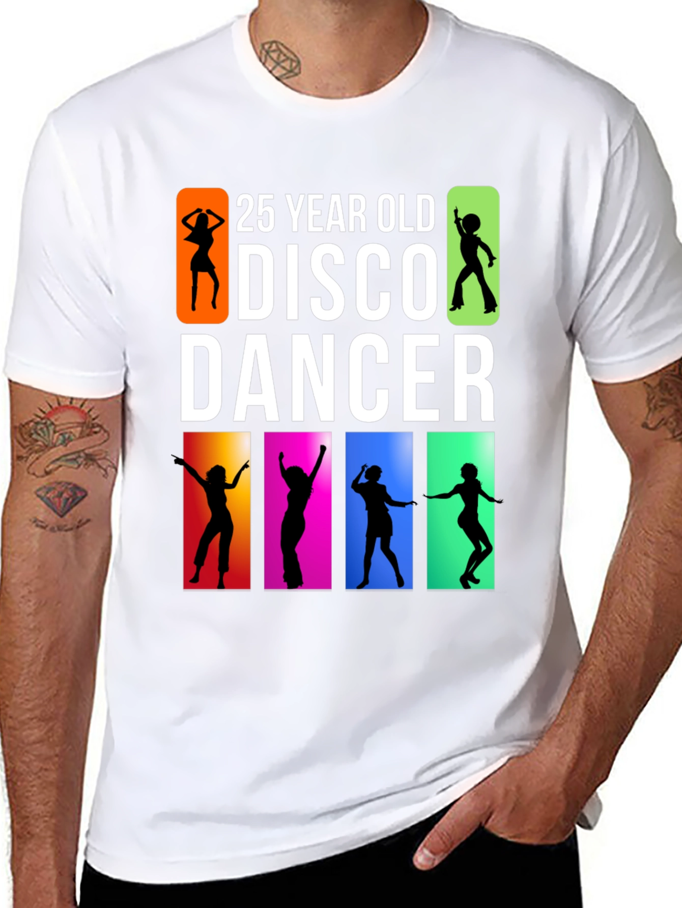 25 Year Old Disco Dancer Graphic T-Shirt