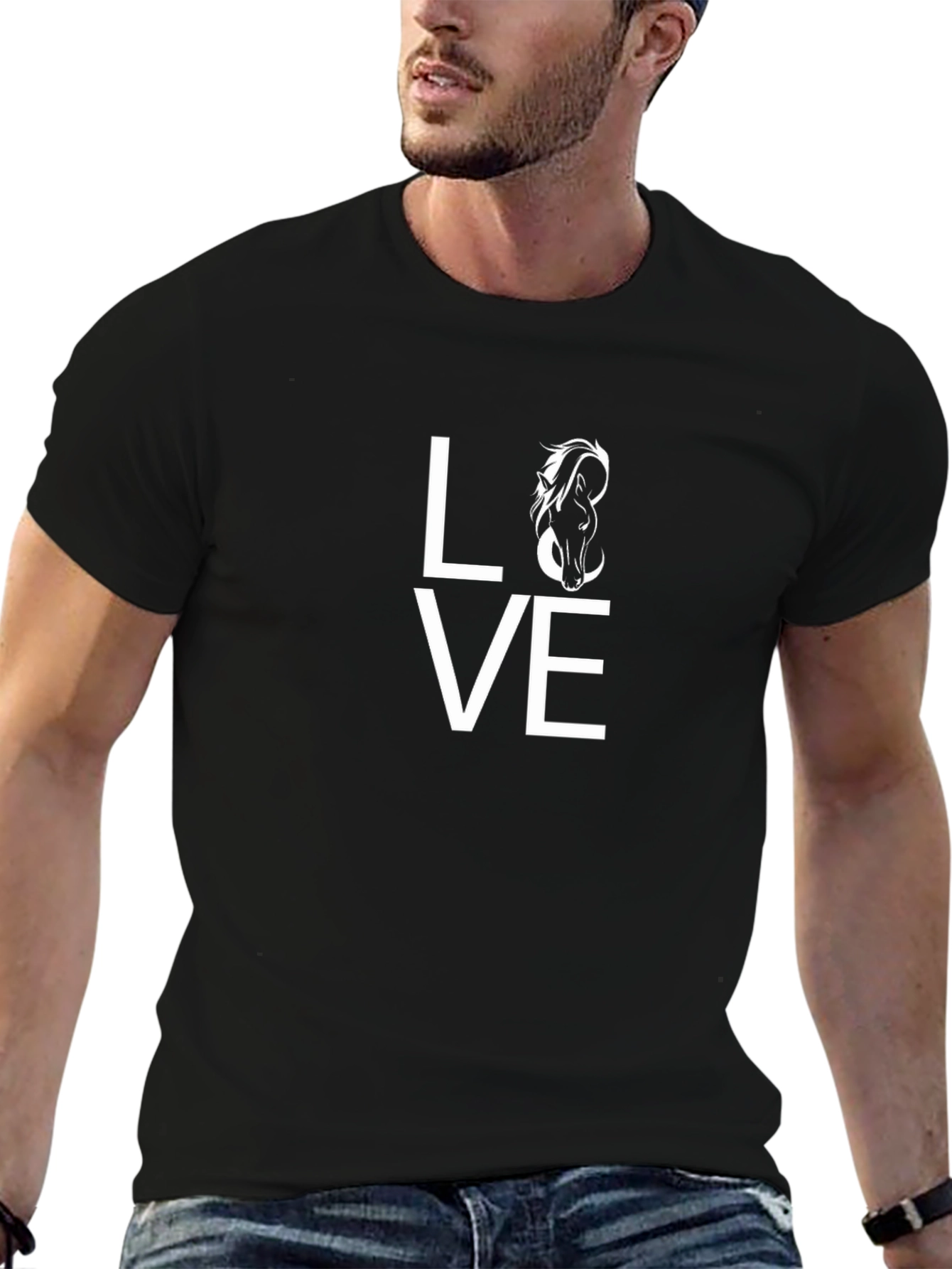 Love Horses T-Shirt - Stylish Graphic Tee
