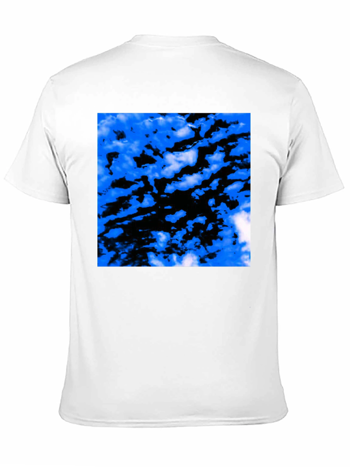 Abstract Cloud Black T-Shirt