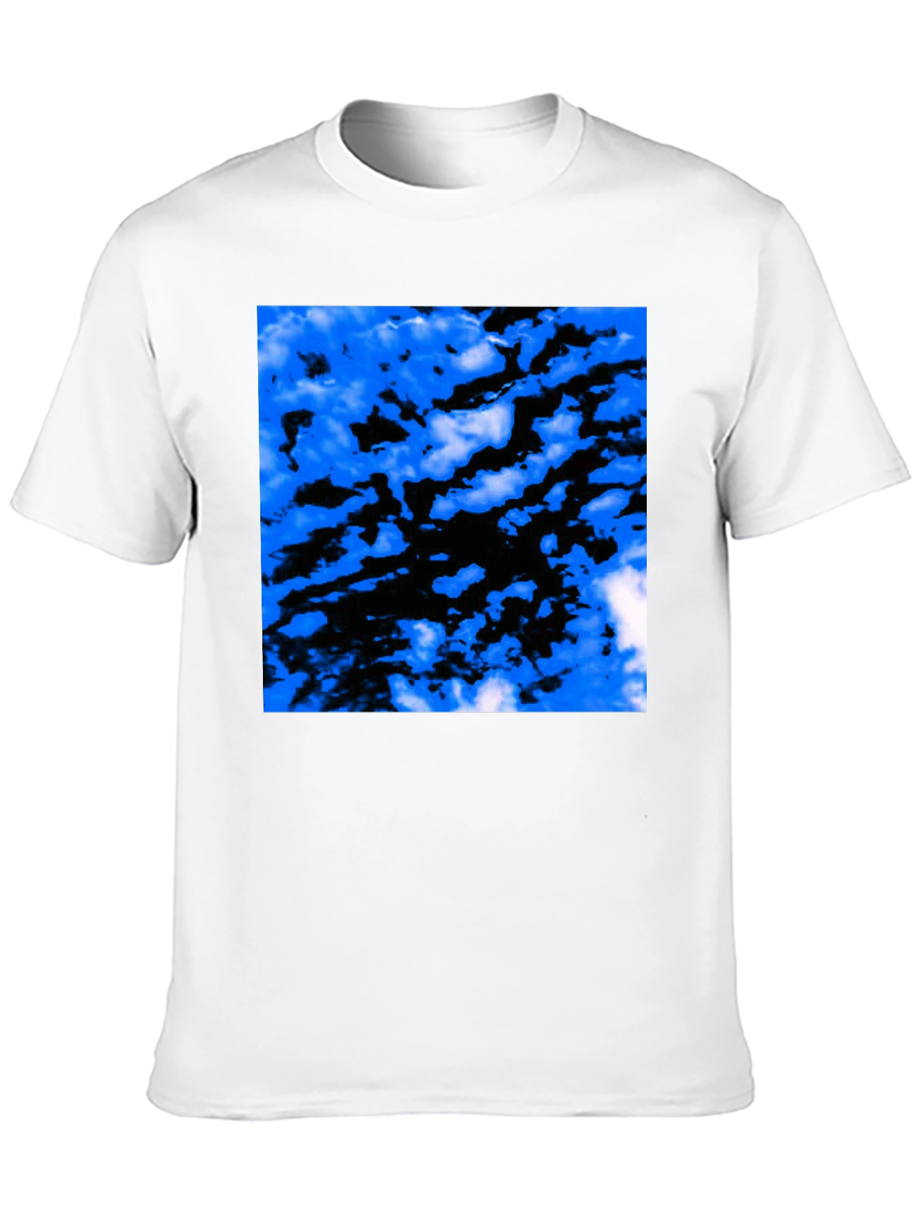 Abstract Cloud Black T-Shirt
