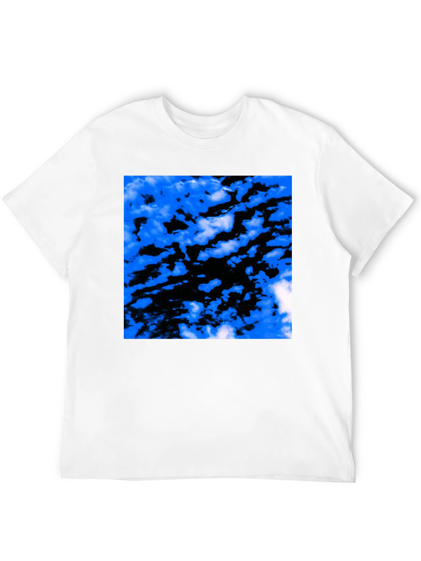 Abstract Cloud Black T-Shirt