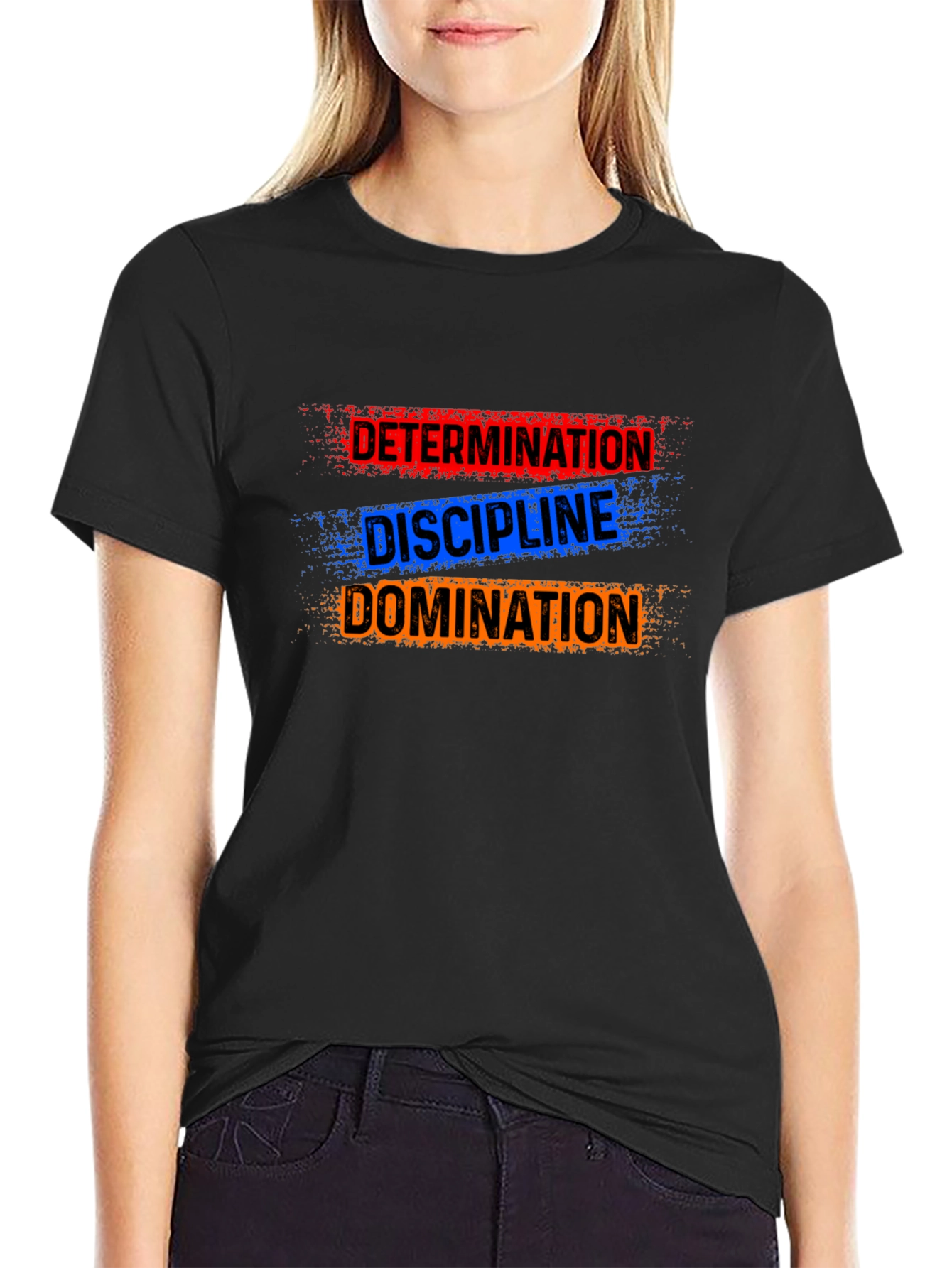 Determination Discipline Domination Graphic T-Shirt