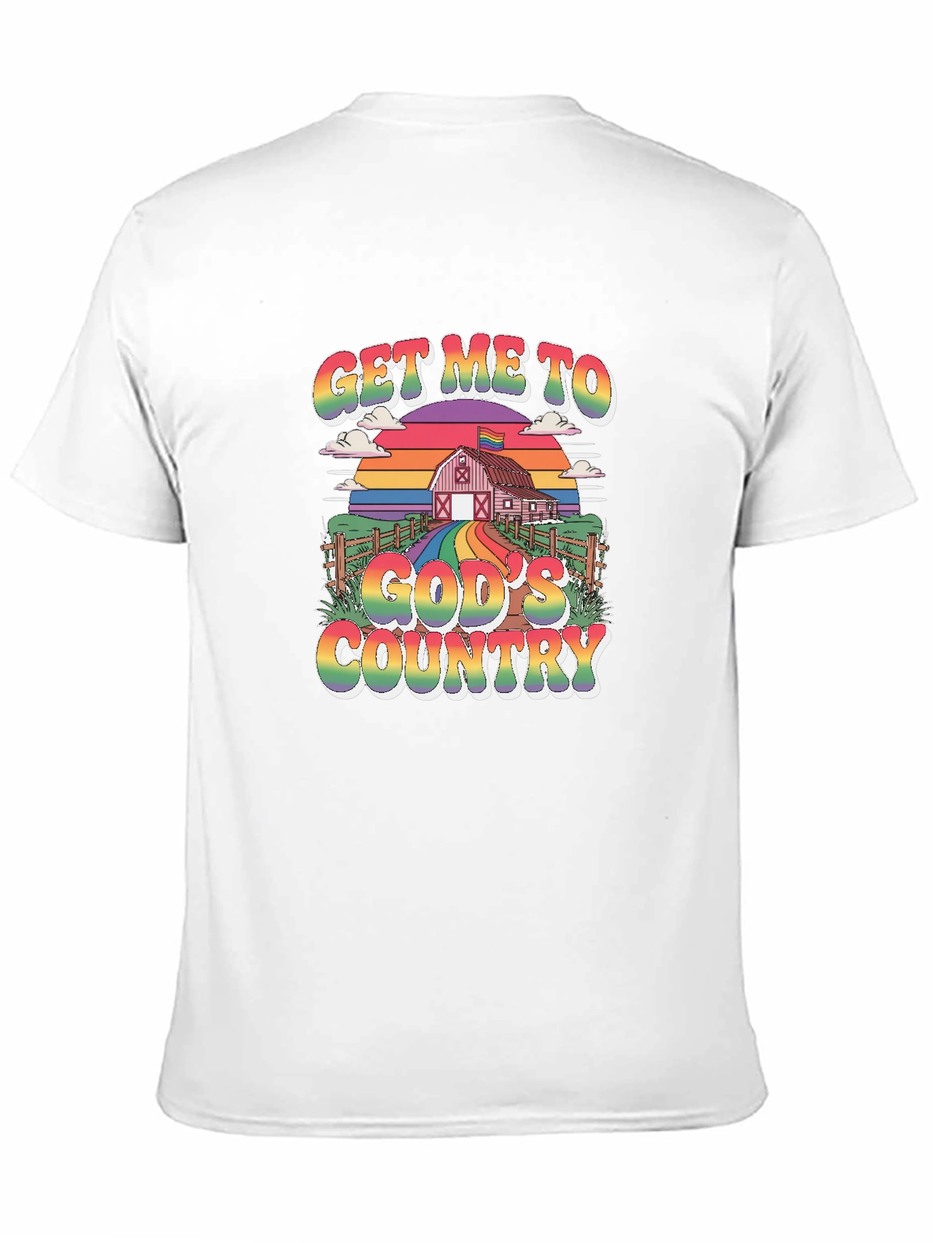 Get Me To Gods Country Pride T-Shirt