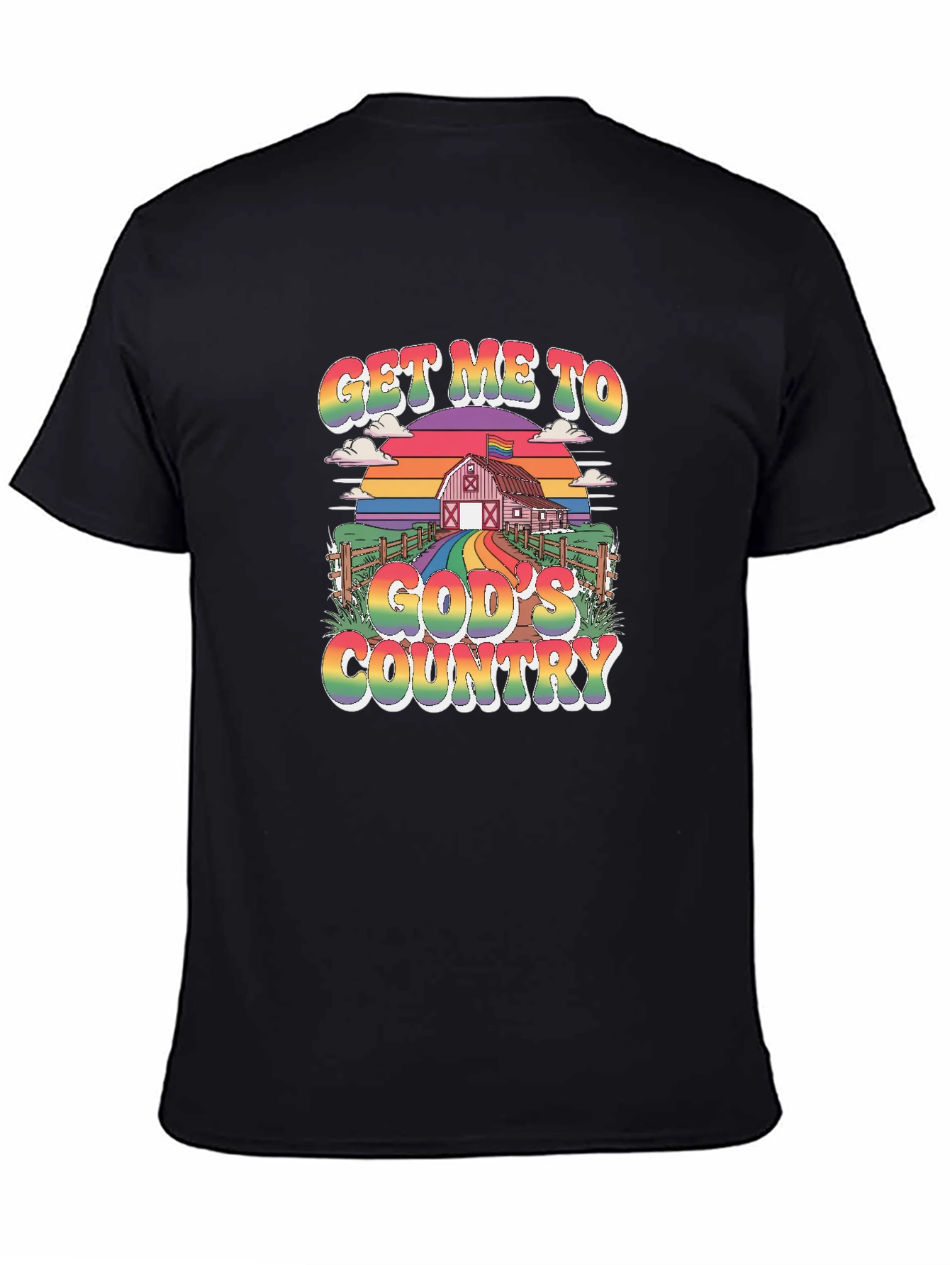 Get Me To Gods Country Pride T-Shirt