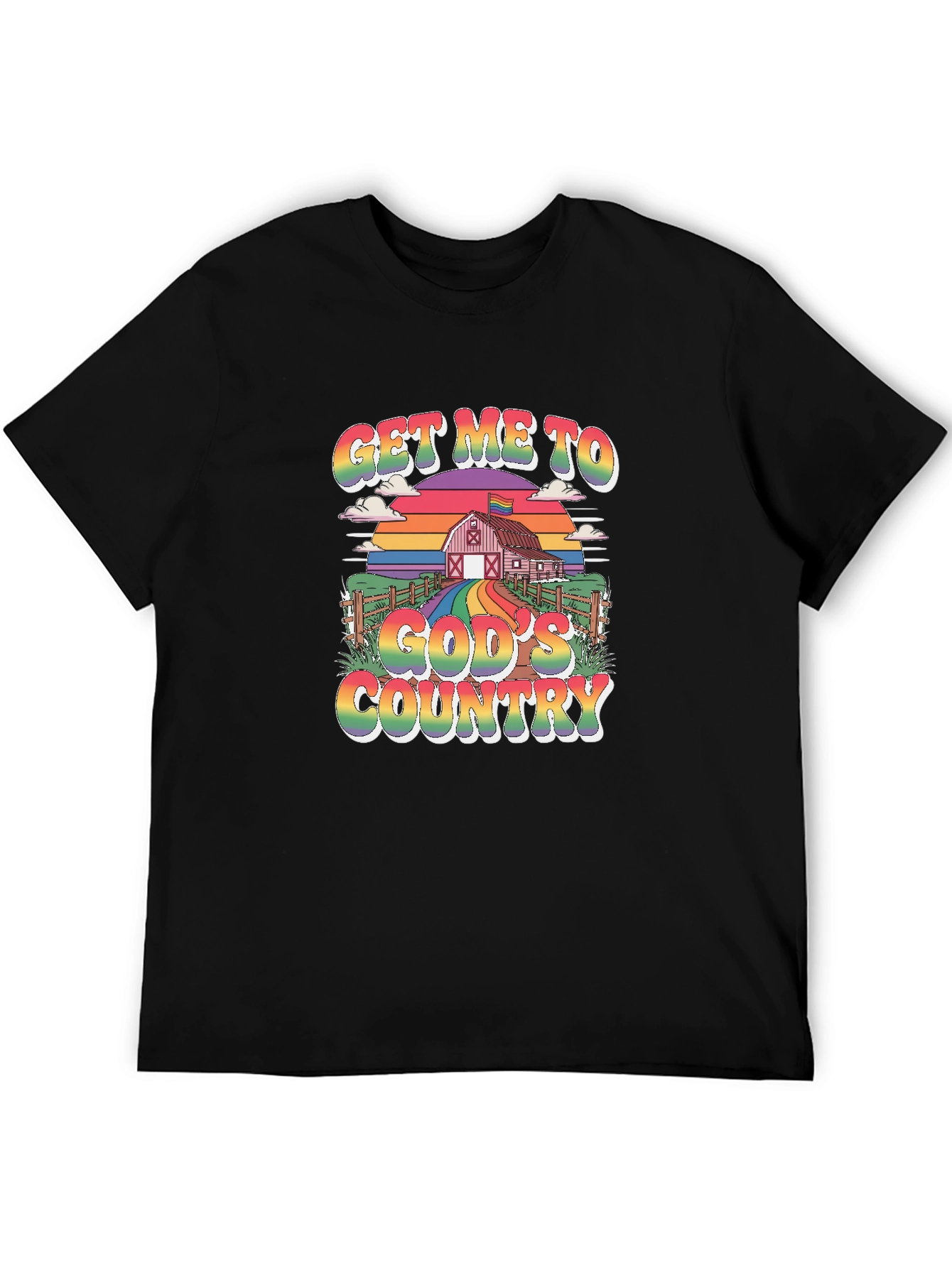 Get Me To Gods Country Pride T-Shirt