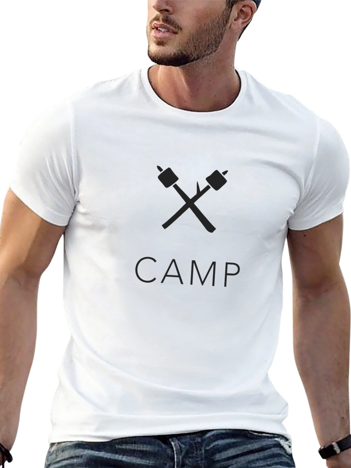 Camp T-Shirt - Soft Cotton Graphic Tee