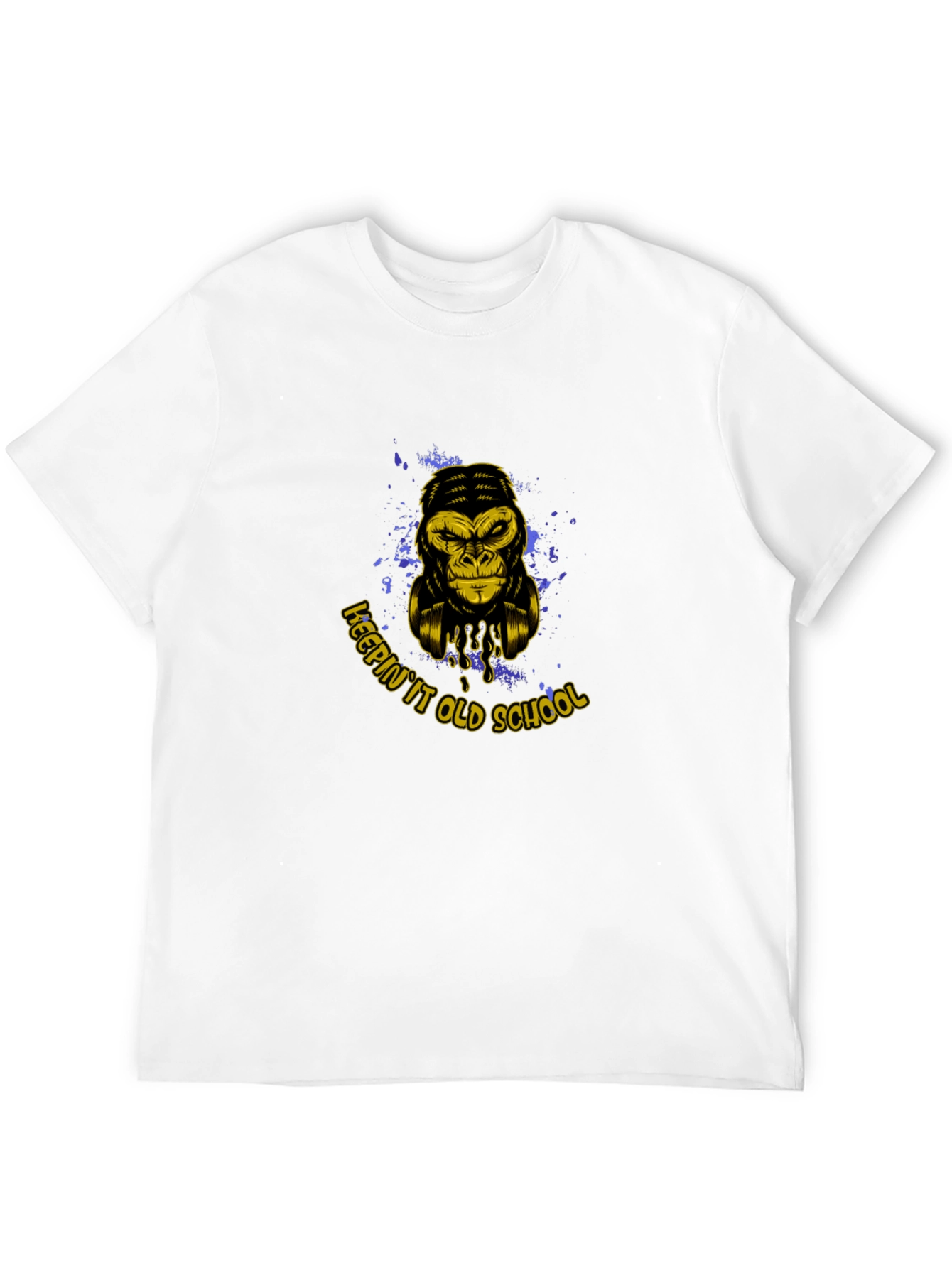 Keepin It Old School Gorilla Graphic T-Shirt