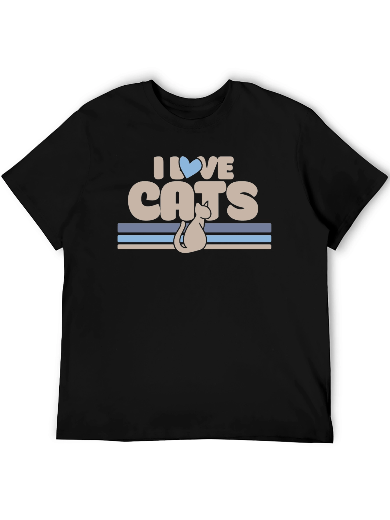 I Love Cats Graphic T-Shirt