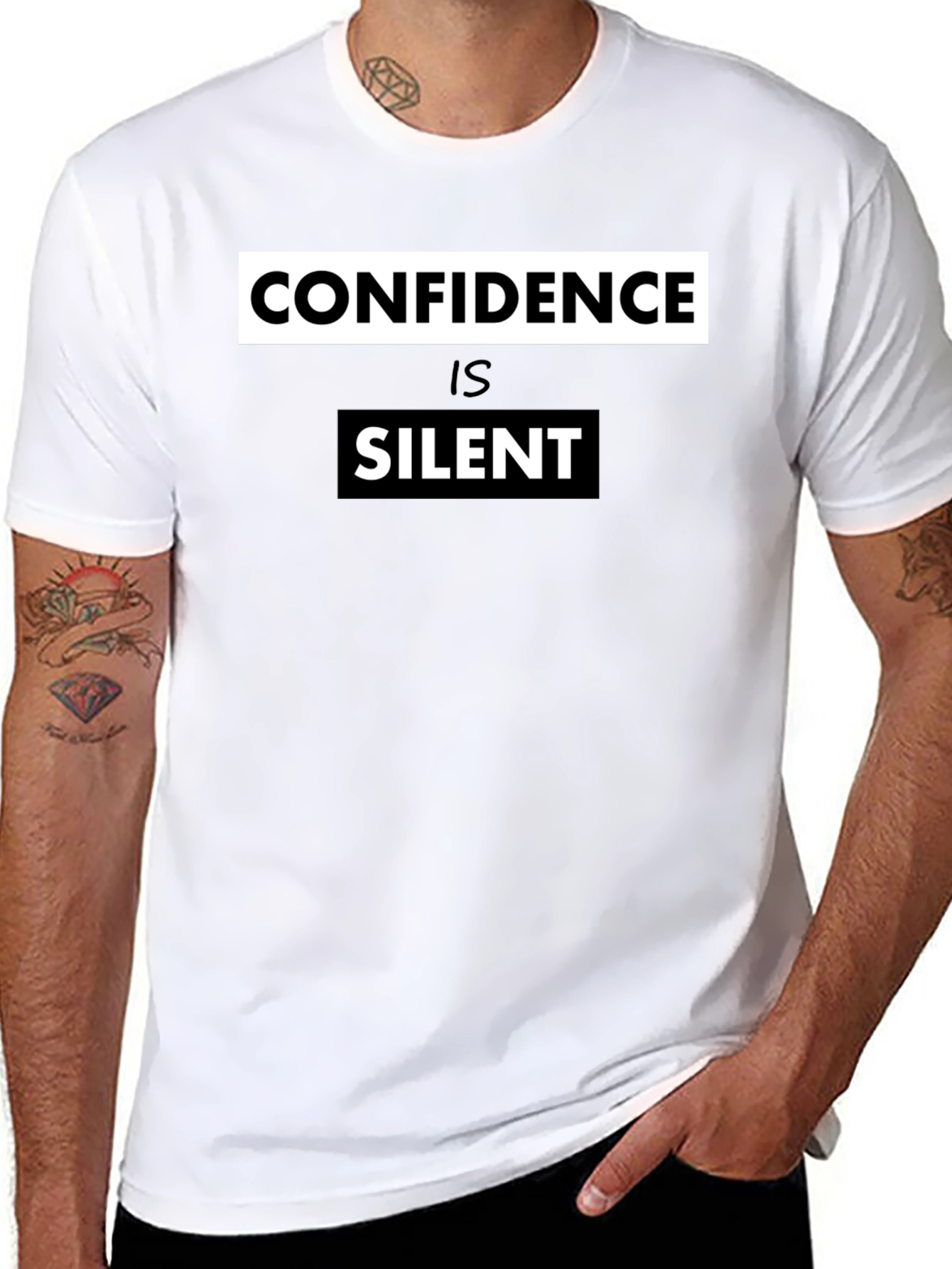 Confidence is Silent Graphic Tee