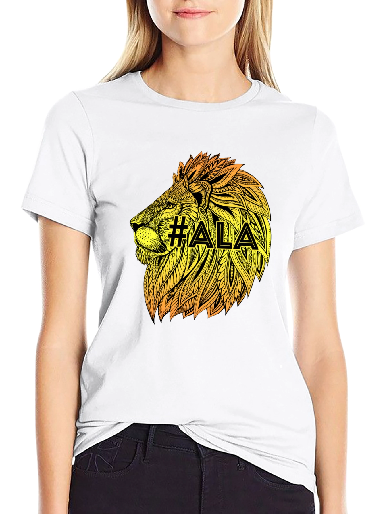 Lion ALA Black T-Shirt