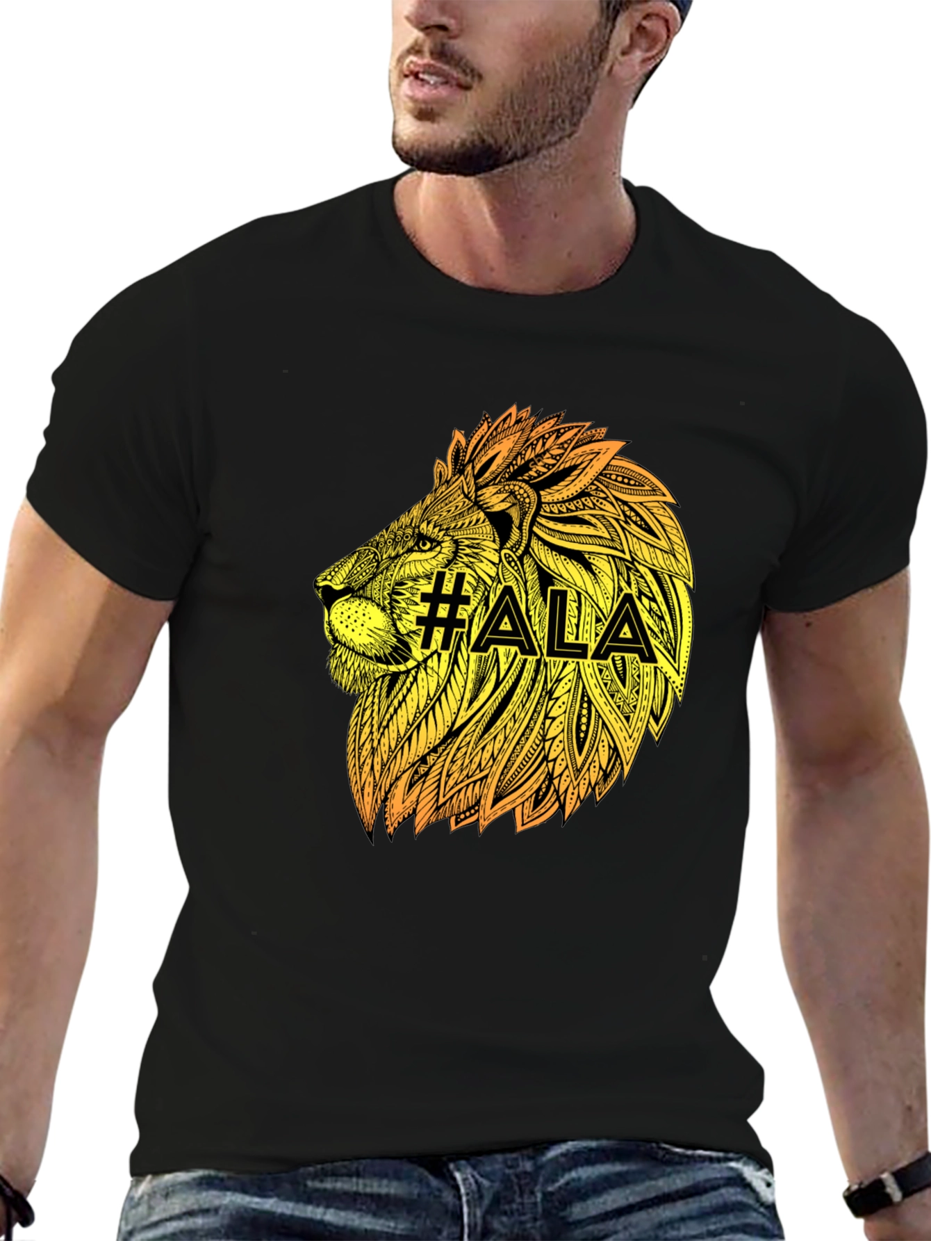 Lion ALA Black T-Shirt