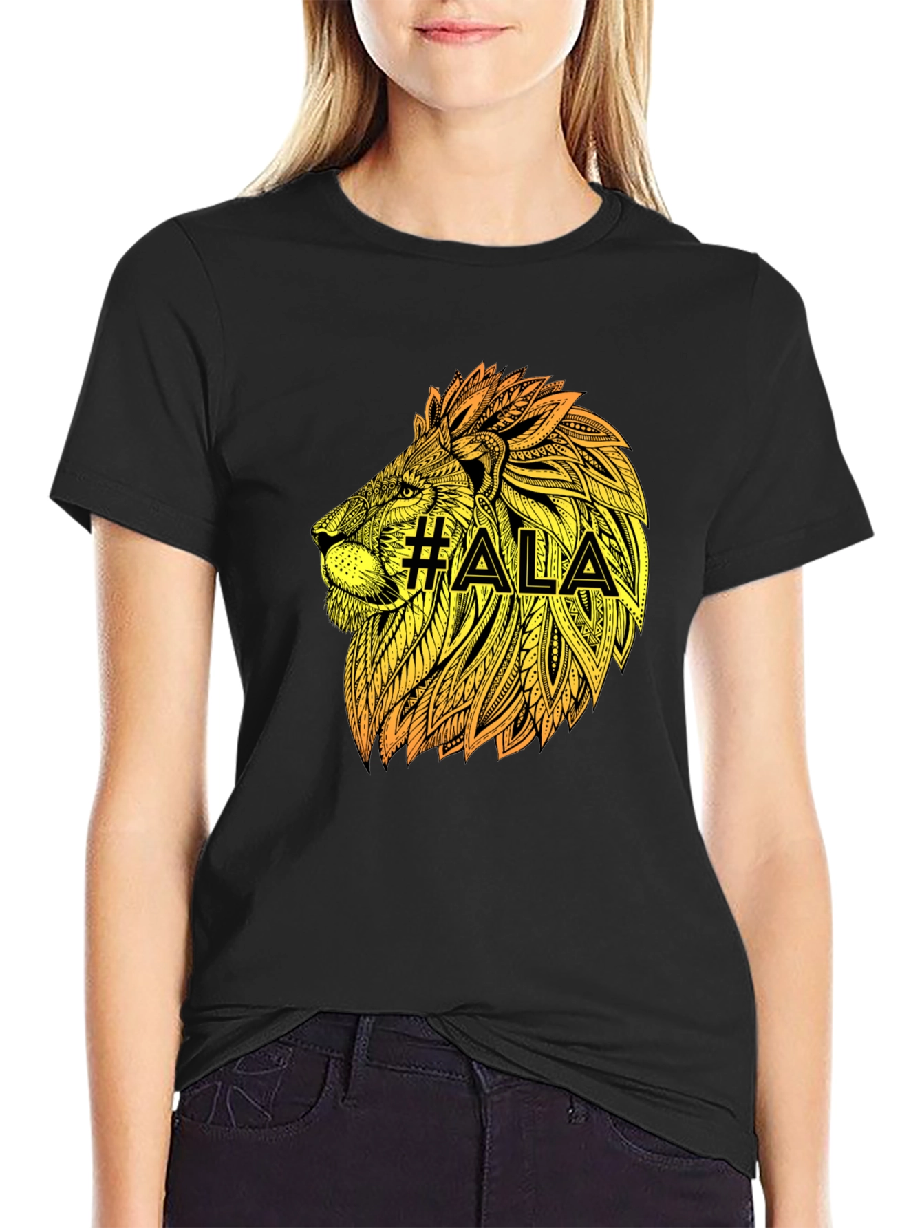 Lion ALA Black T-Shirt
