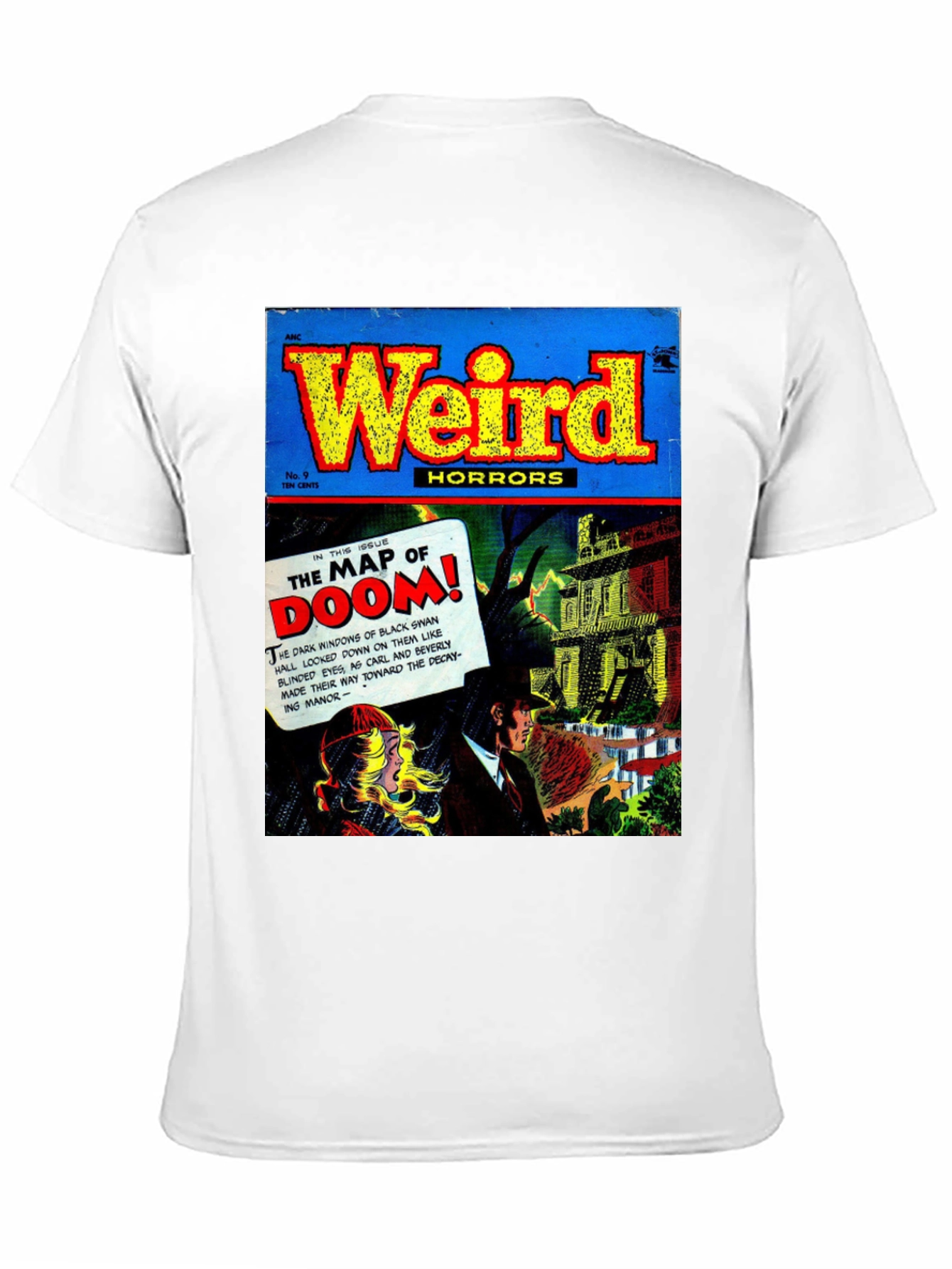 Weird Horrors Comic Book Cover T-Shirt