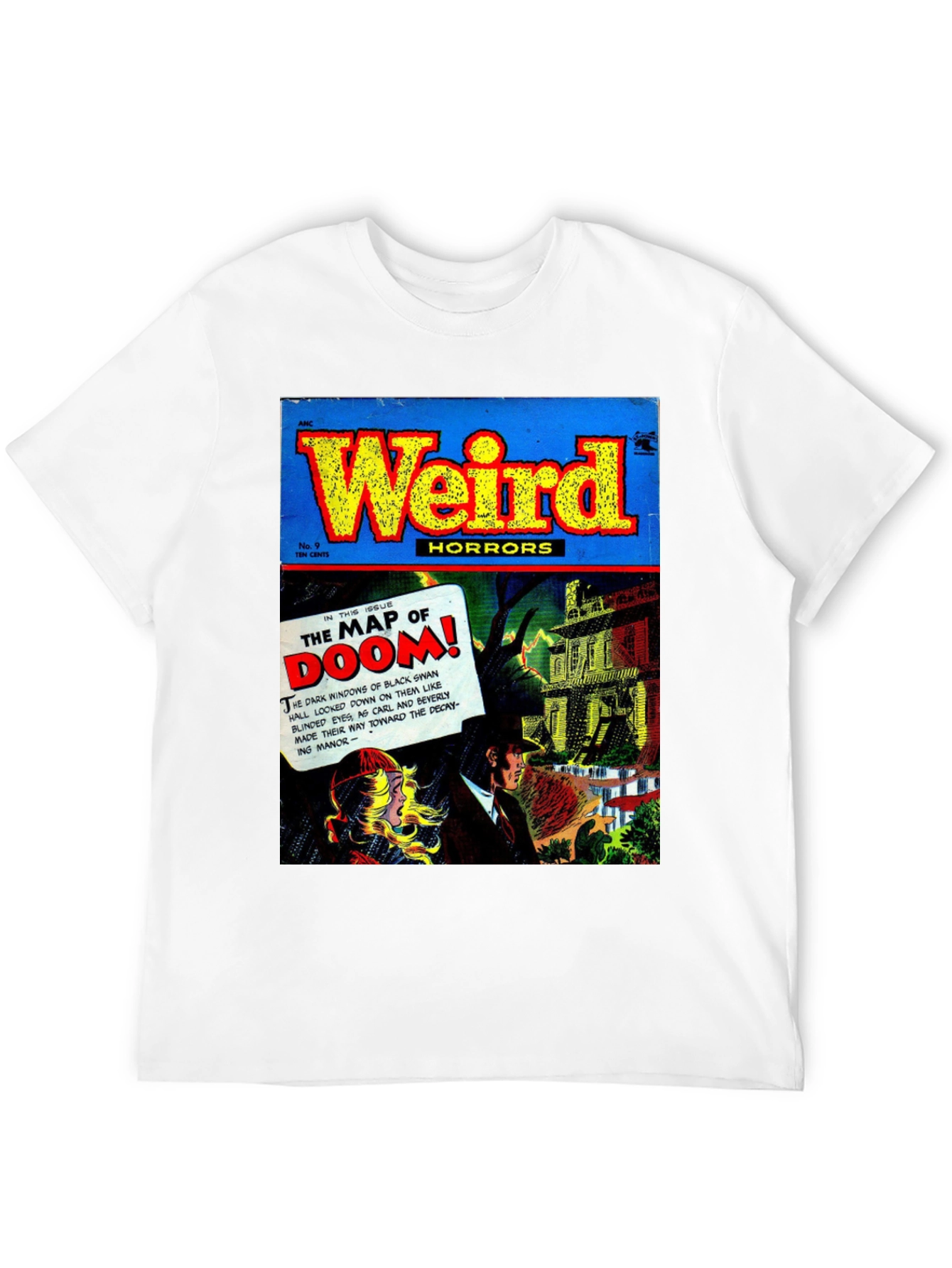 Weird Horrors Comic Book Cover T-Shirt