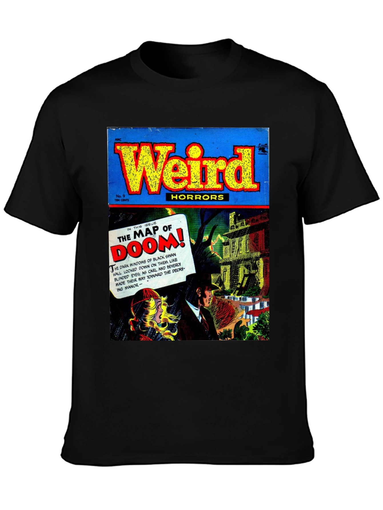 Weird Horrors Comic Book Cover T-Shirt