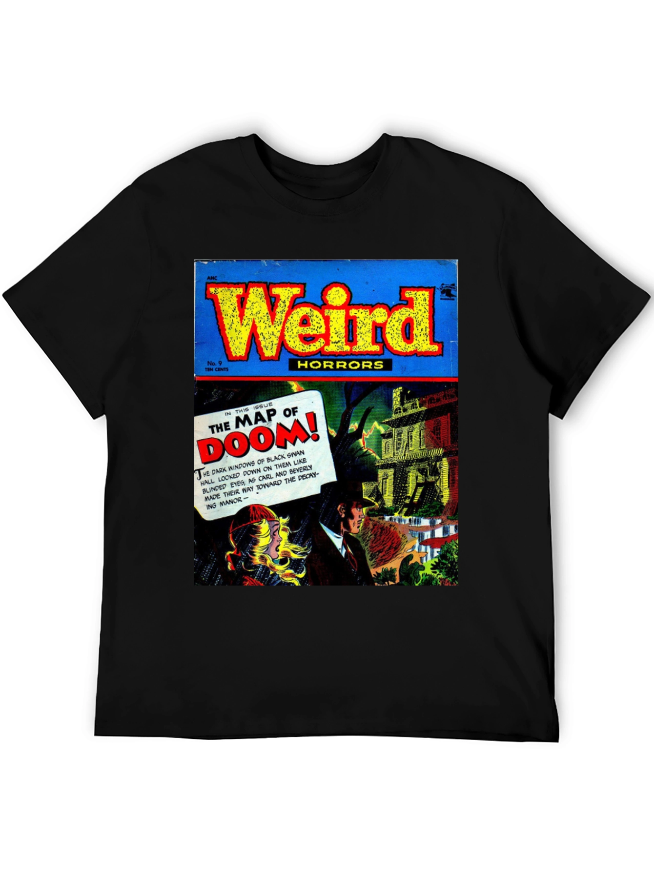 Weird Horrors Comic Book Cover T-Shirt