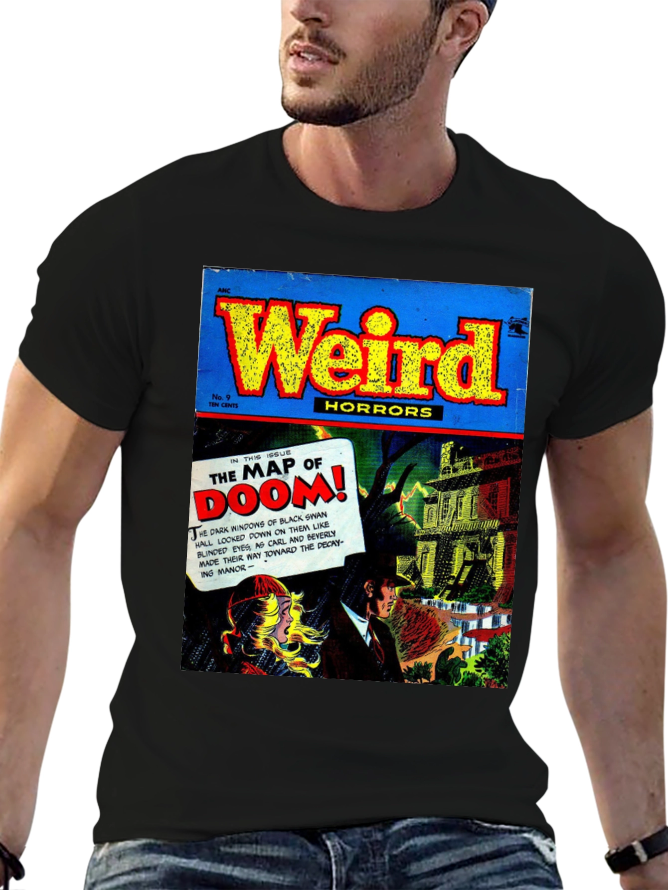 Weird Horrors Comic Book Cover T-Shirt