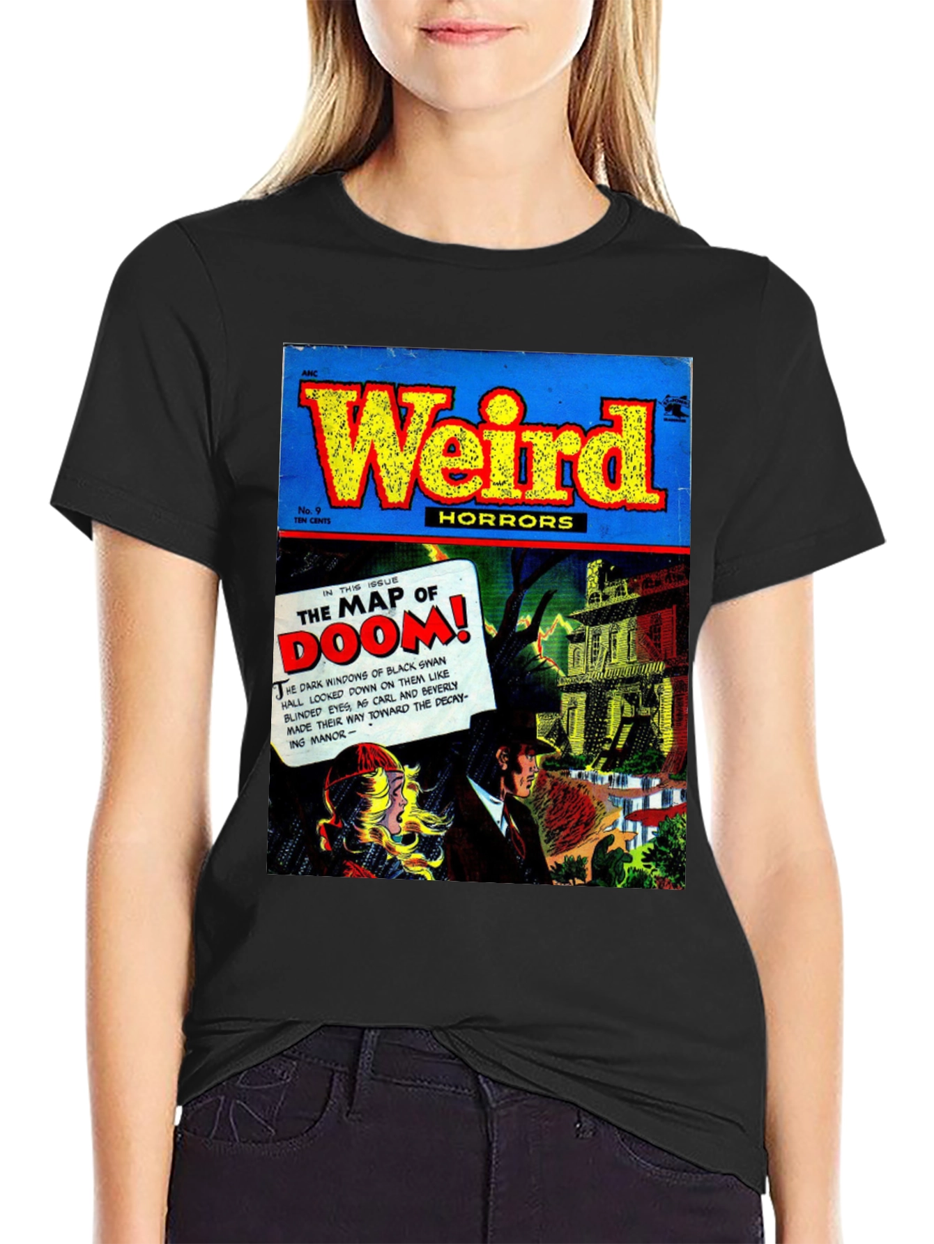 Weird Horrors Comic Book Cover T-Shirt
