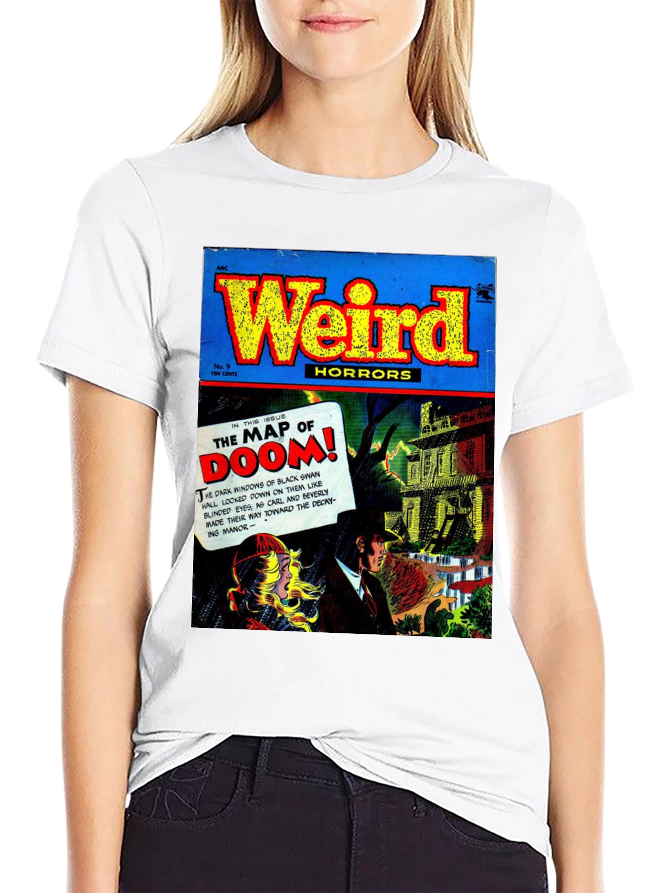 Weird Horrors Comic Book Cover T-Shirt