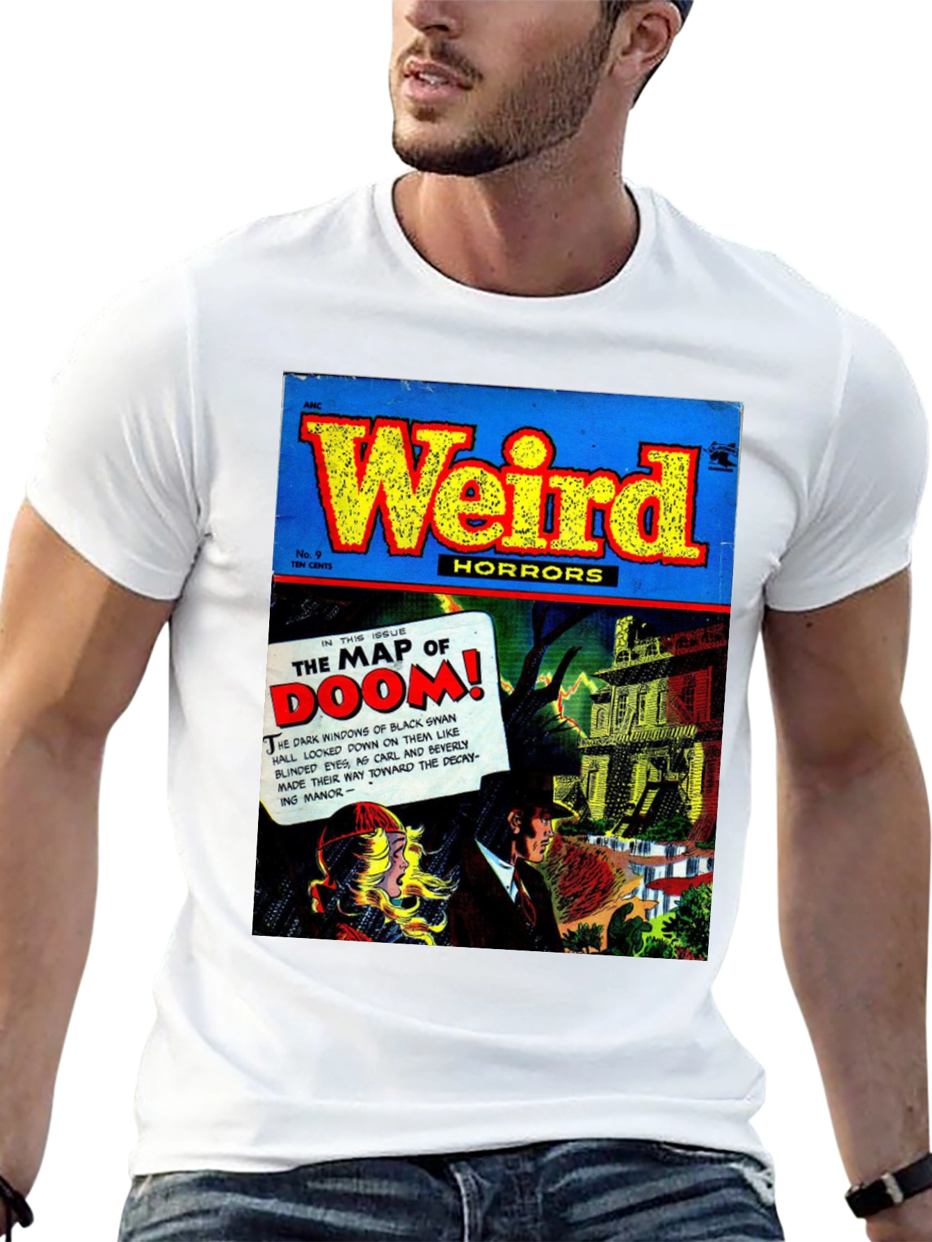 Weird Horrors Comic Book Cover T-Shirt