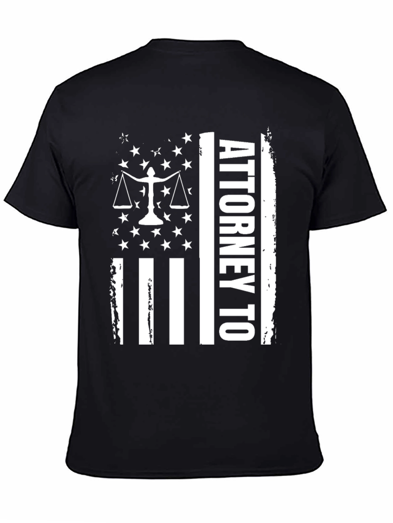 Attorney American Flag Graphic T-Shirt