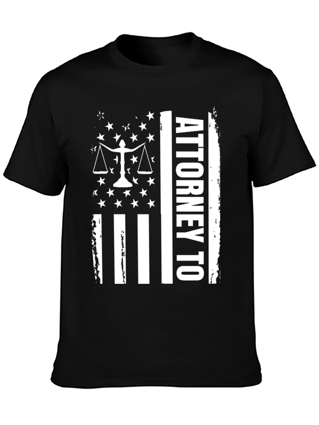 Attorney American Flag Graphic T-Shirt
