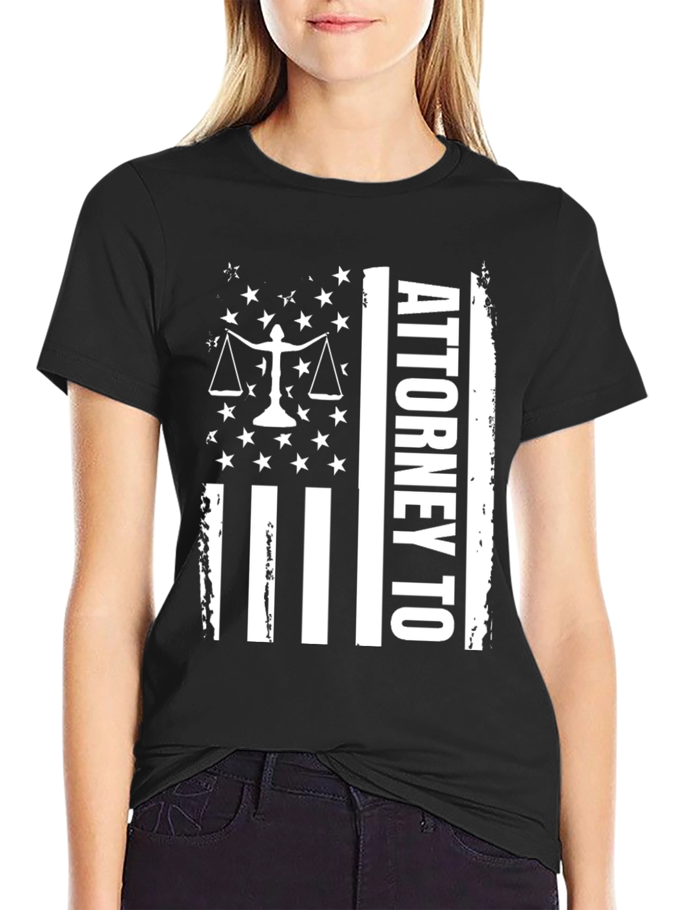 Attorney American Flag Graphic T-Shirt