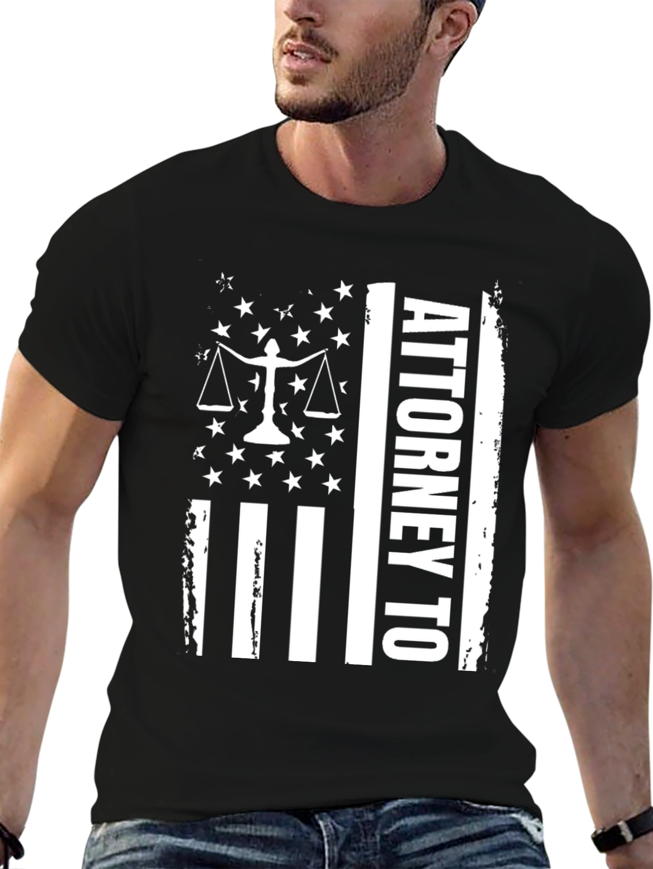 Attorney American Flag Graphic T-Shirt