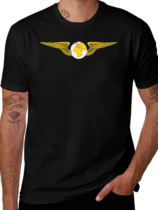 Global Wings Black T-Shirt