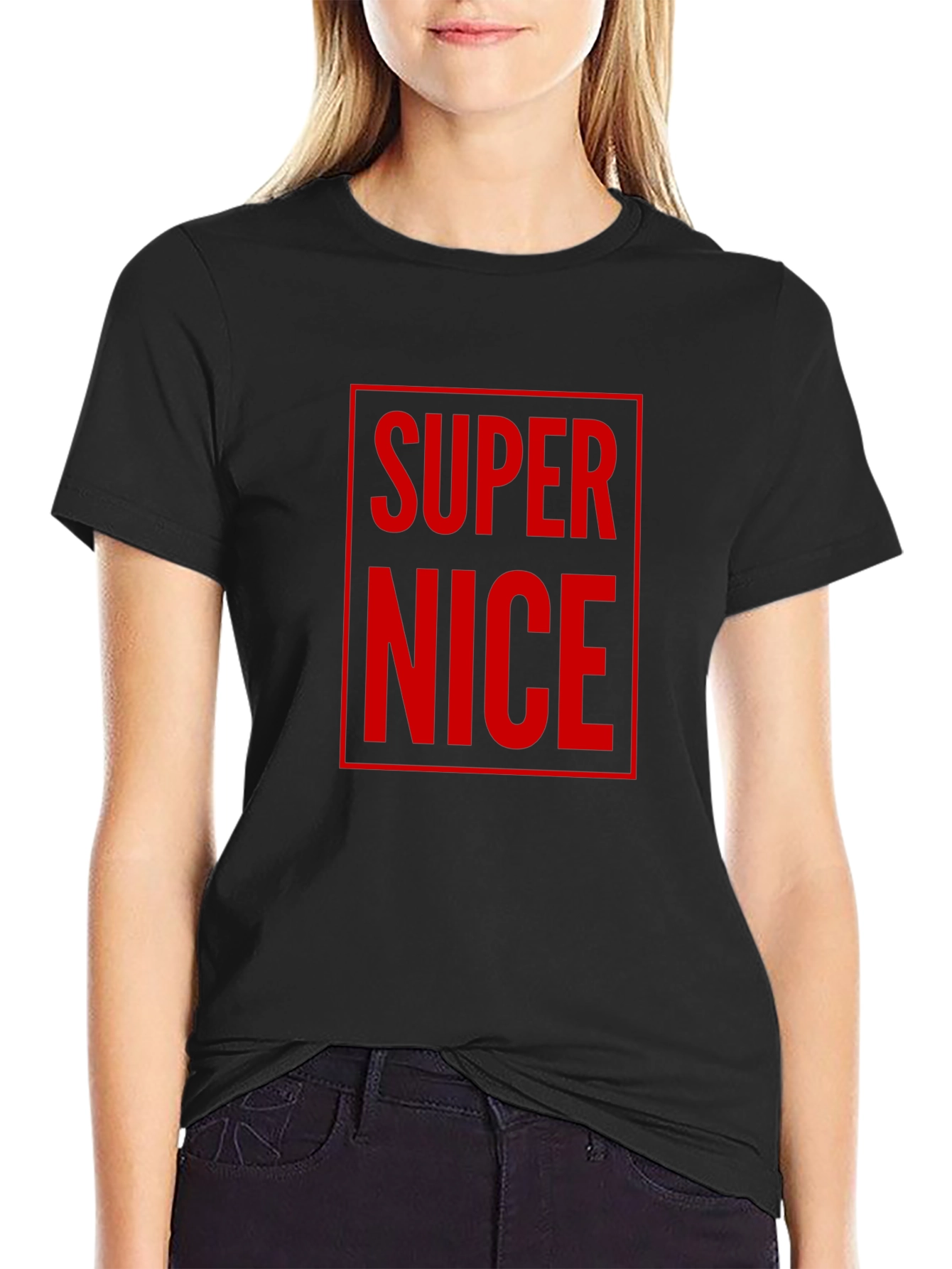 Super Nice Graphic Tee - Mens Black T-Shirt