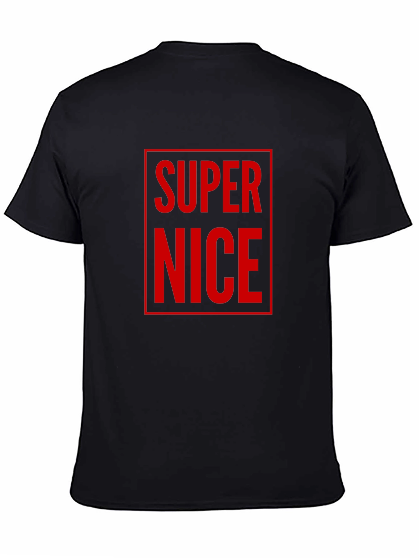 Super Nice Graphic Tee - Mens Black T-Shirt