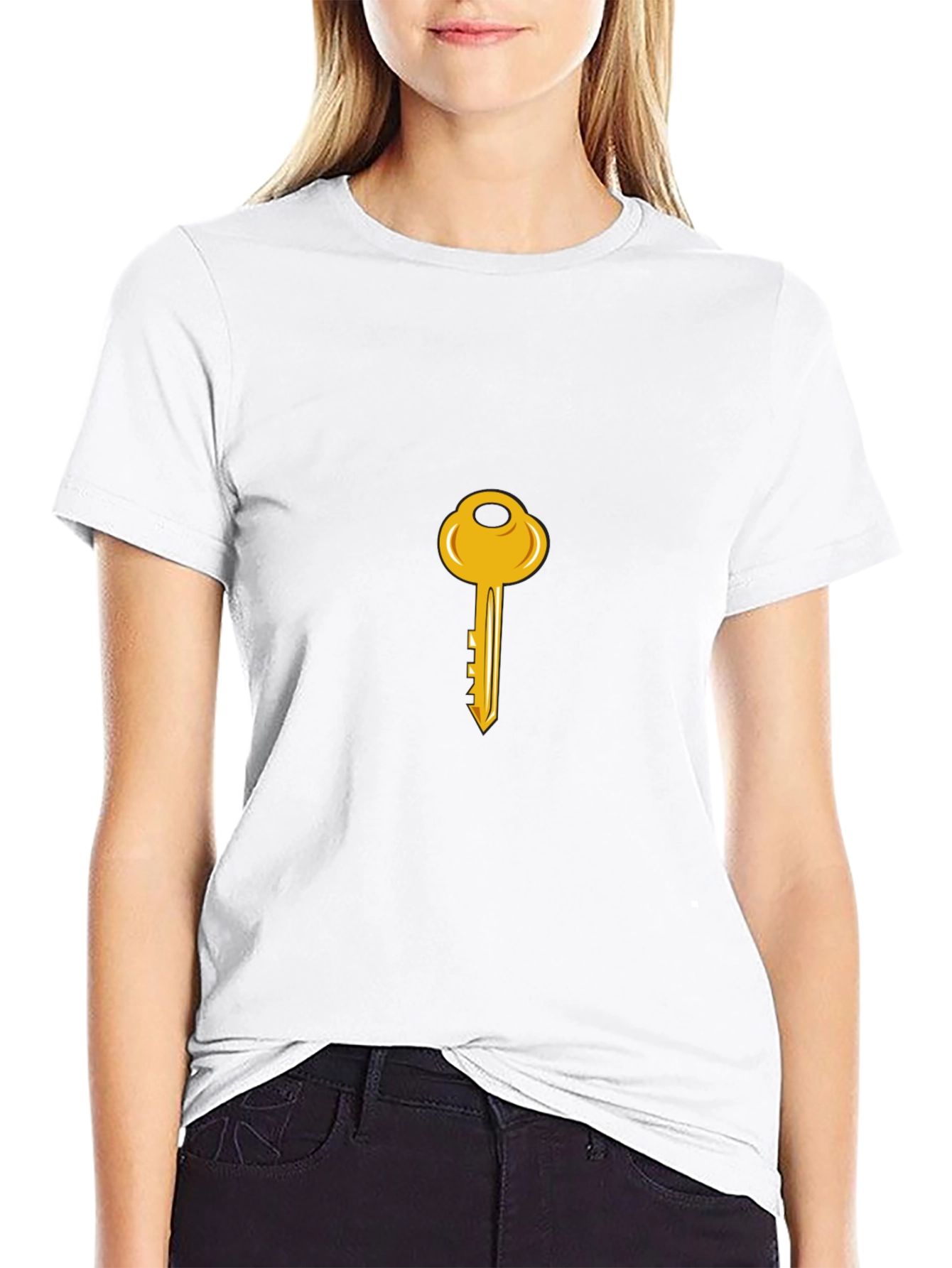 Key Graphic Black T-Shirt